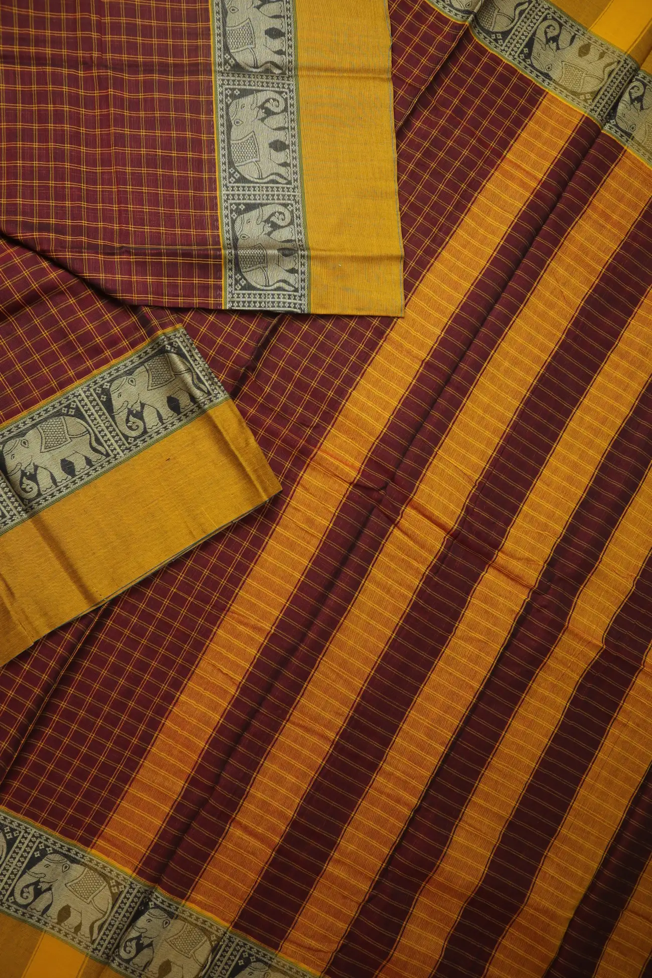 maroon-elephant-narayanpet-saree-pk002795-b