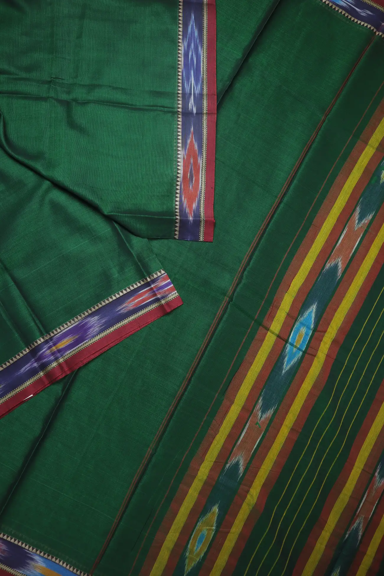 dark-green-pochampally-border-narayanpet-saree-pk003127-b