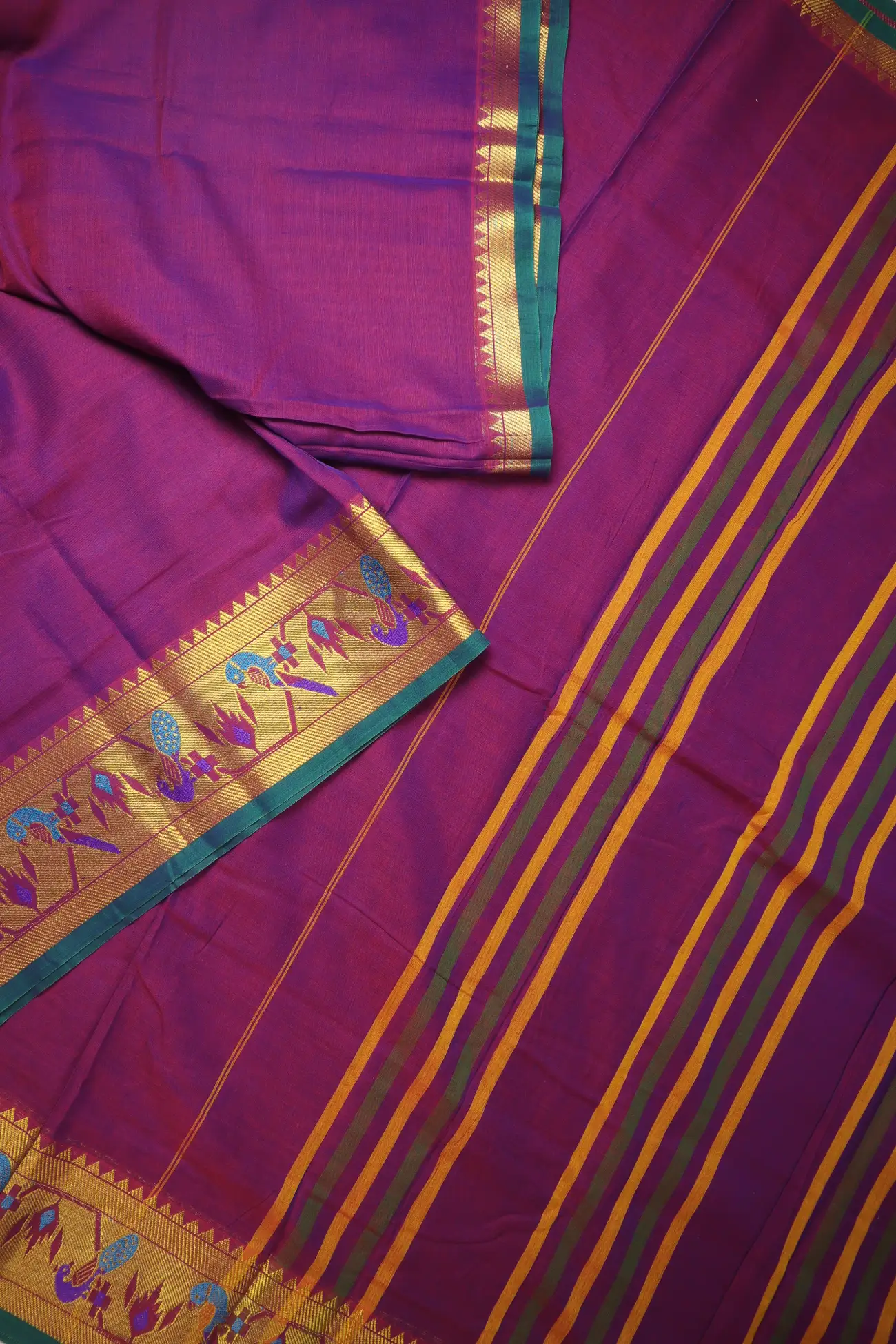 magenta-paithani-design-narayanpet-saree-pk002805-b
