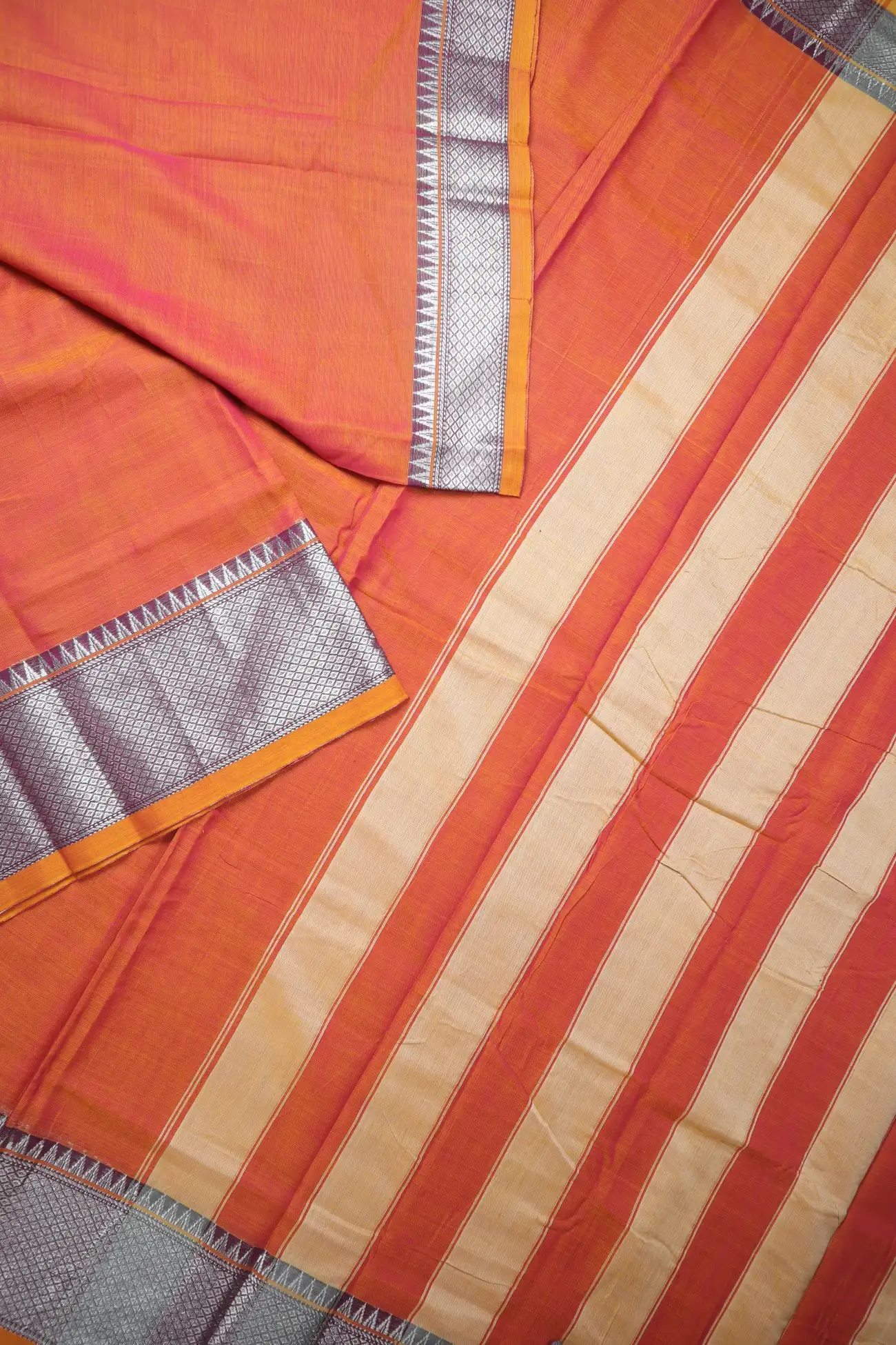 orange-bavanji-border-narayanpet-saree-pk002977-b