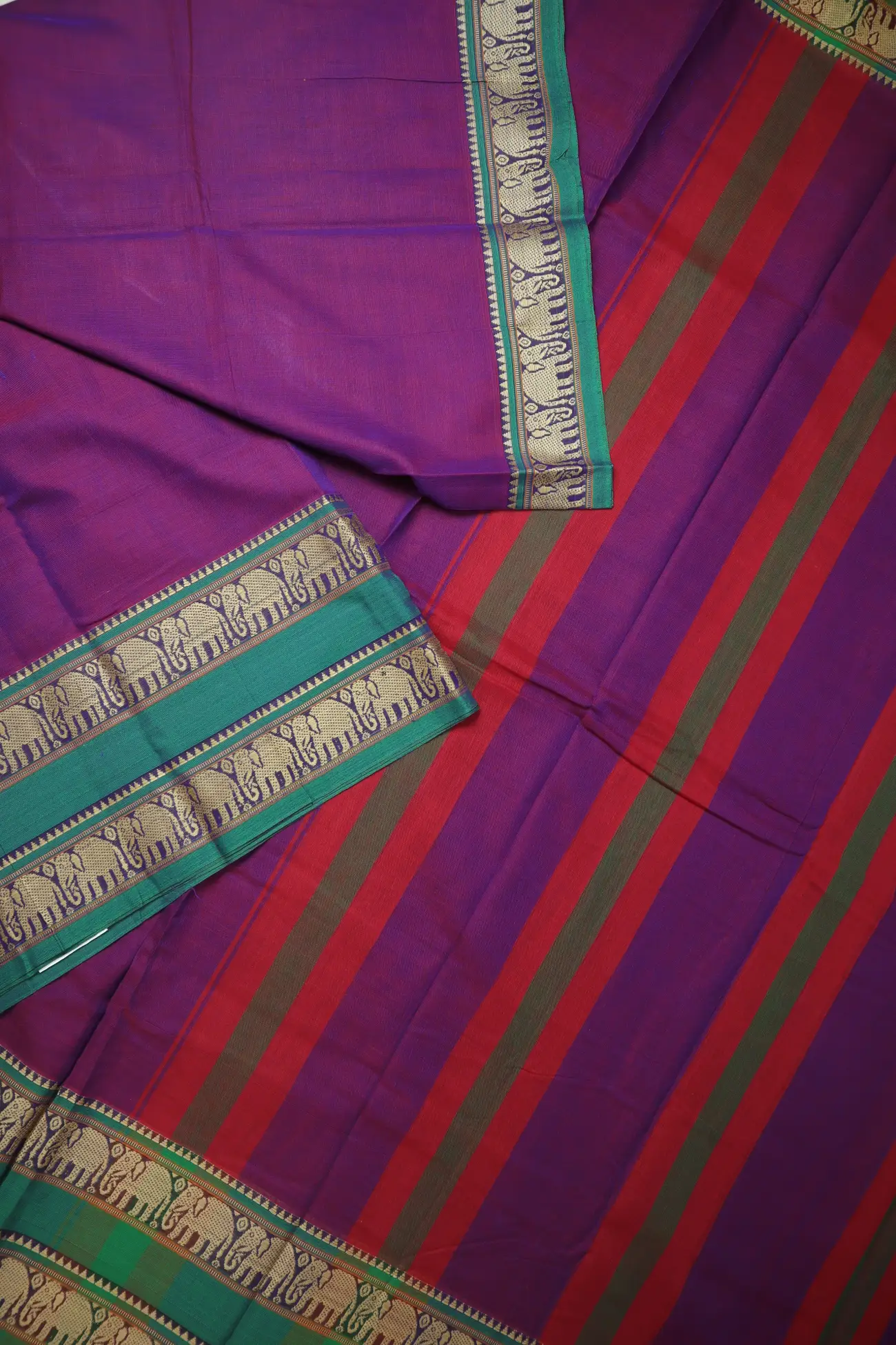 magenta-elephant-narayanpet-saree-pk002872-b