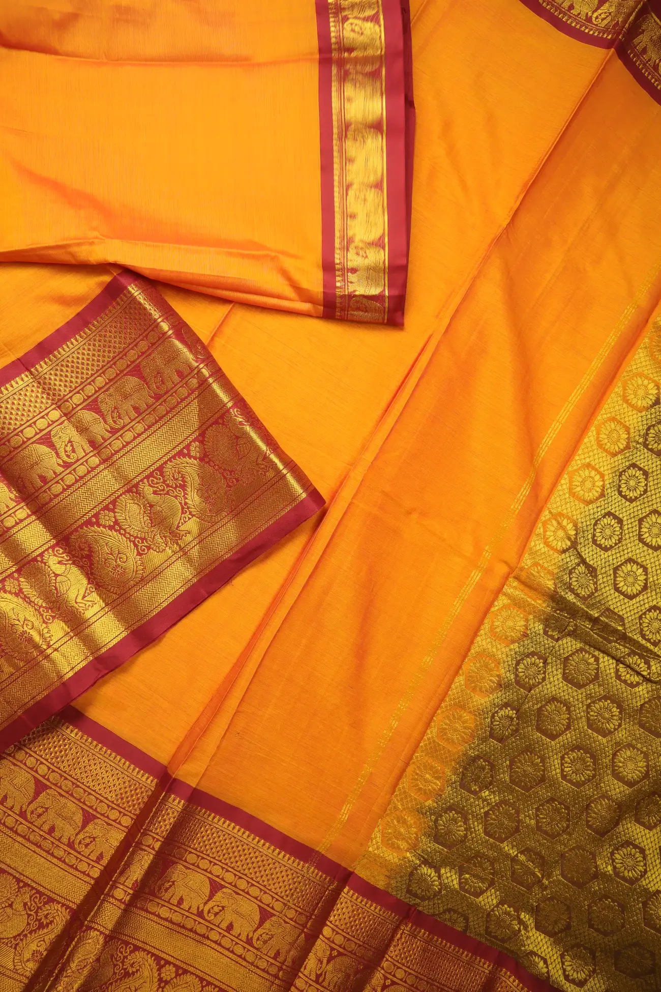 orange-elephant-peacock-narayanpet-saree-pk002787-b