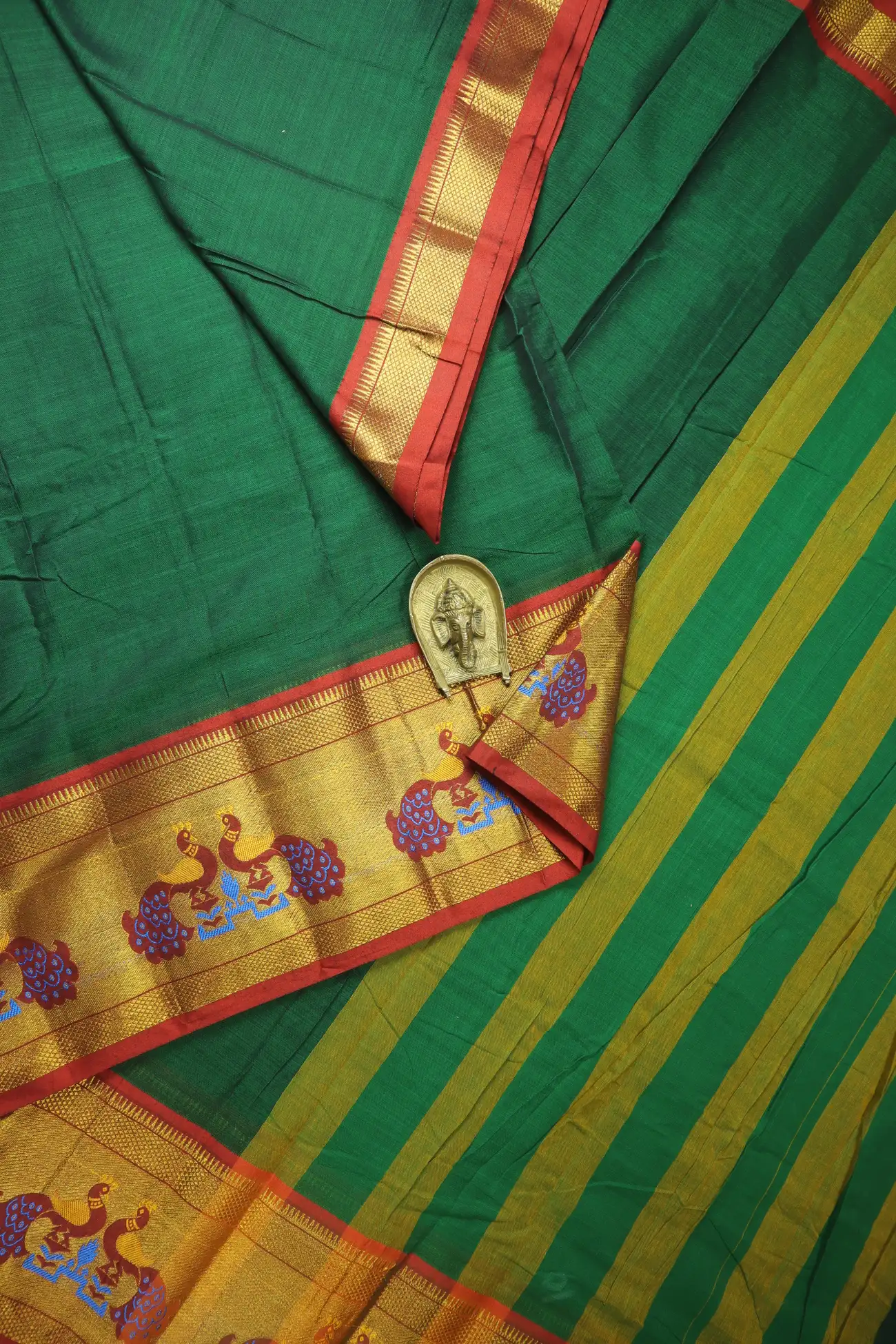 dark-green-paithani-design-narayanpet-saree-pk002798-a