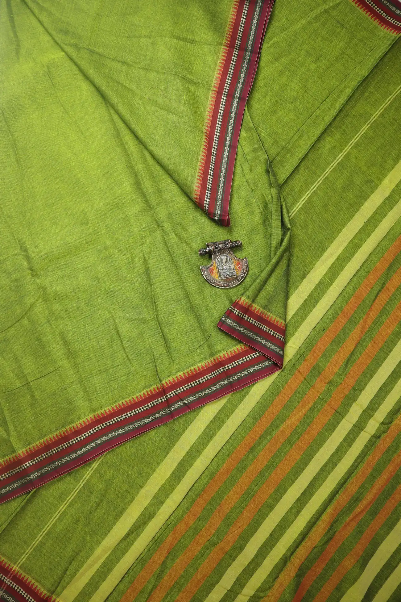 green-ruthratcham-temple-narayanpet-saree-pk003193-a
