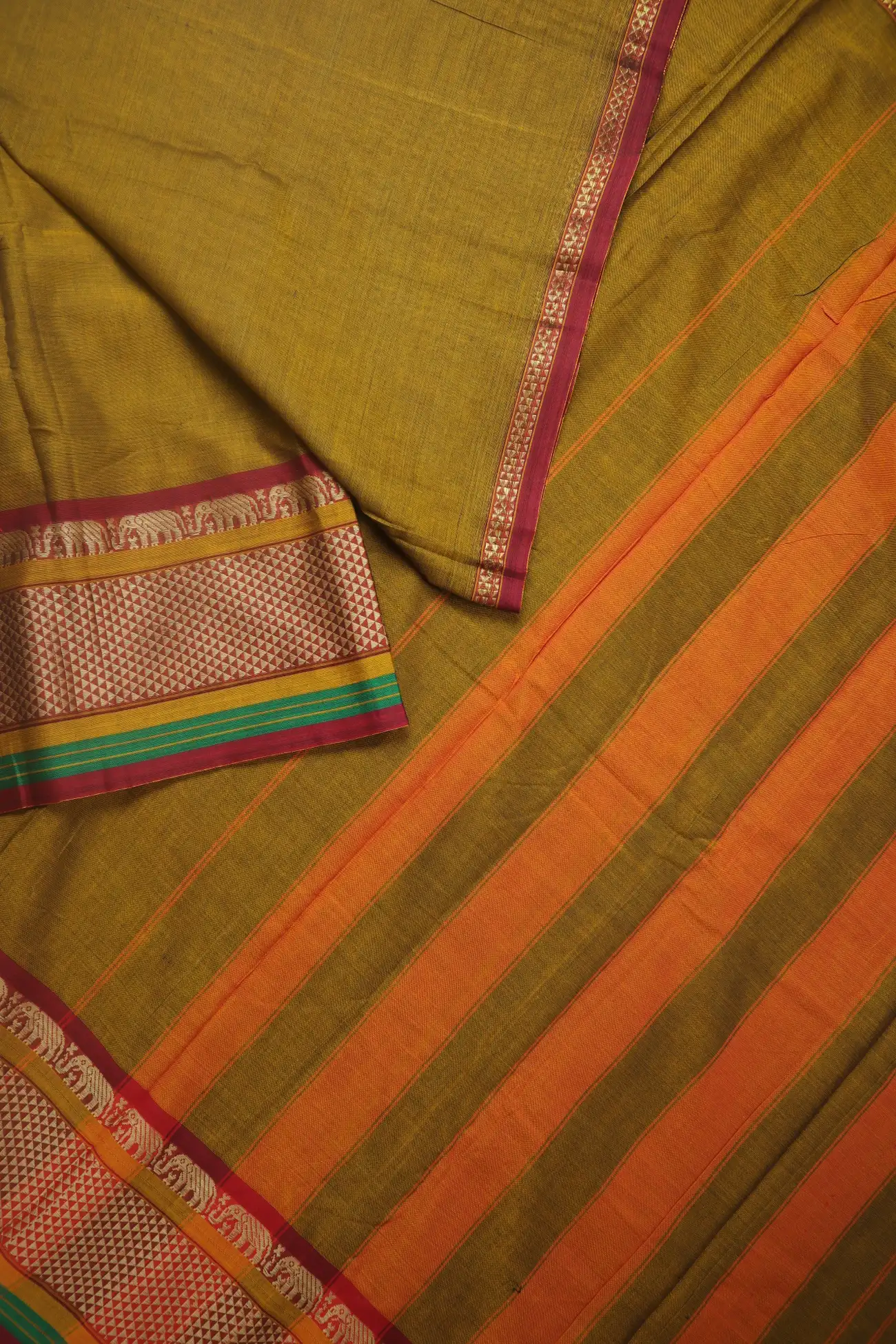 brown-elephant-narayanpet-saree-pk002967-b