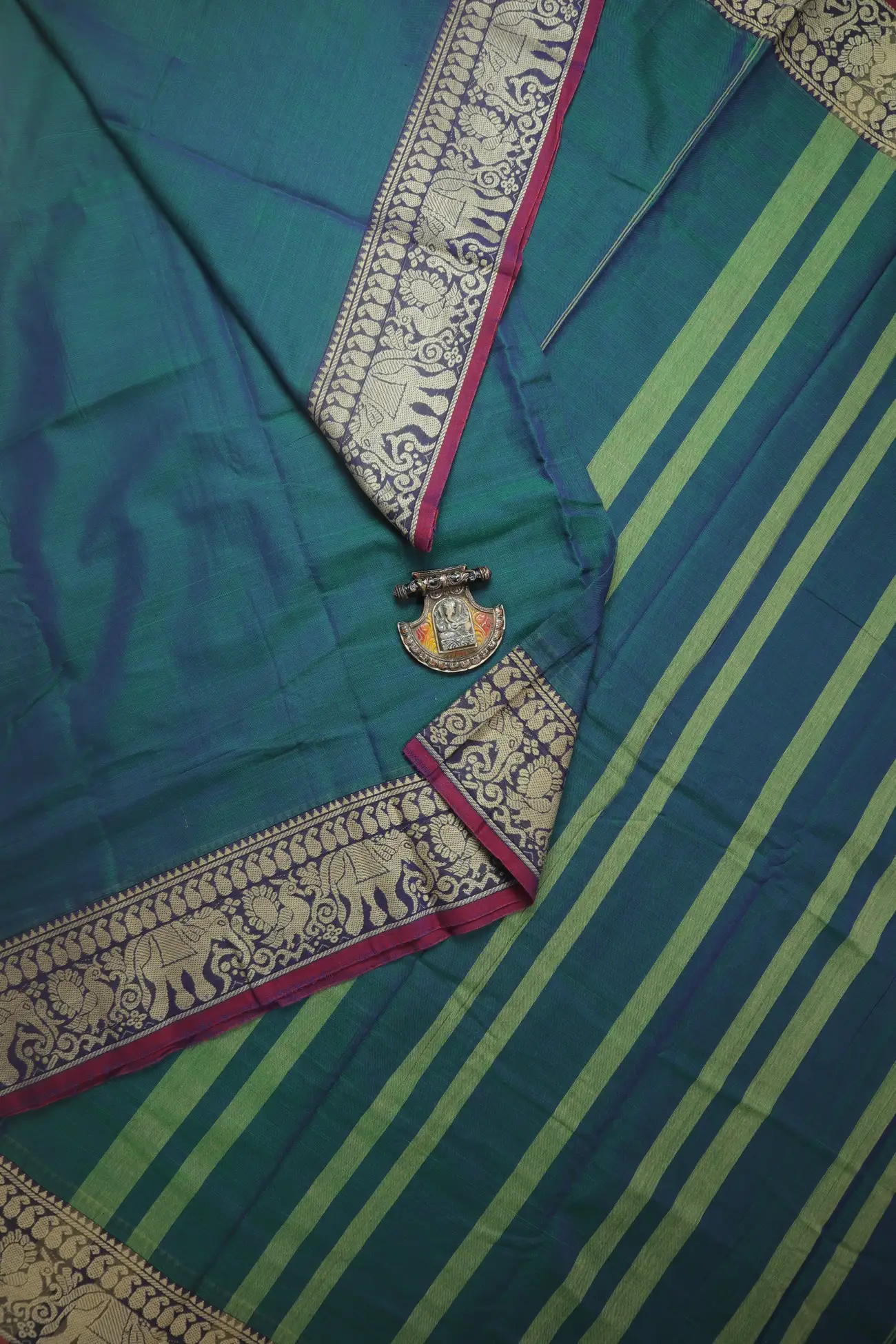 peacock-blue-mango-elephant-narayanpet-saree-pk002971-a