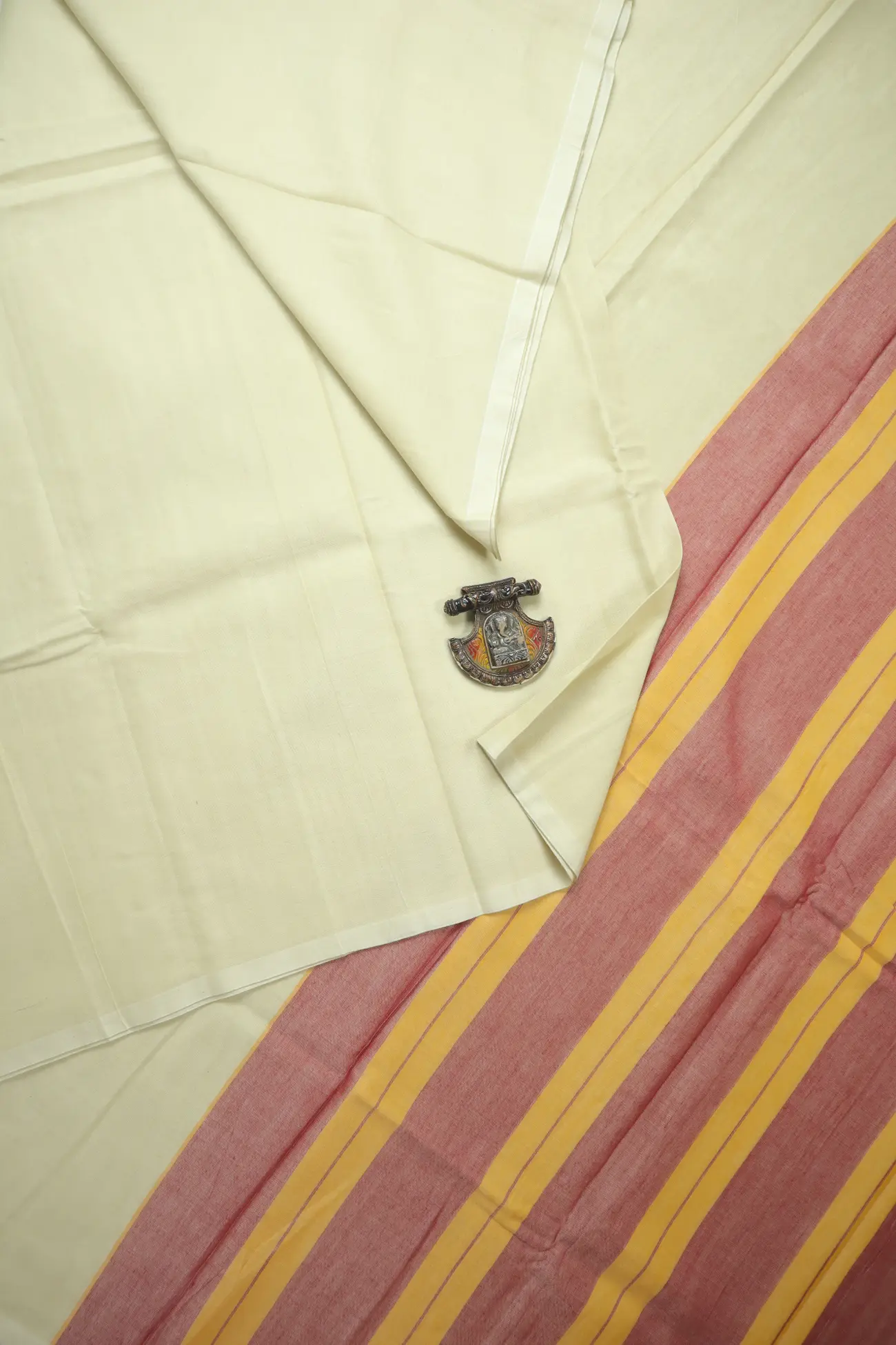 wheat-plain-narayanpet-saree-pk003138-a