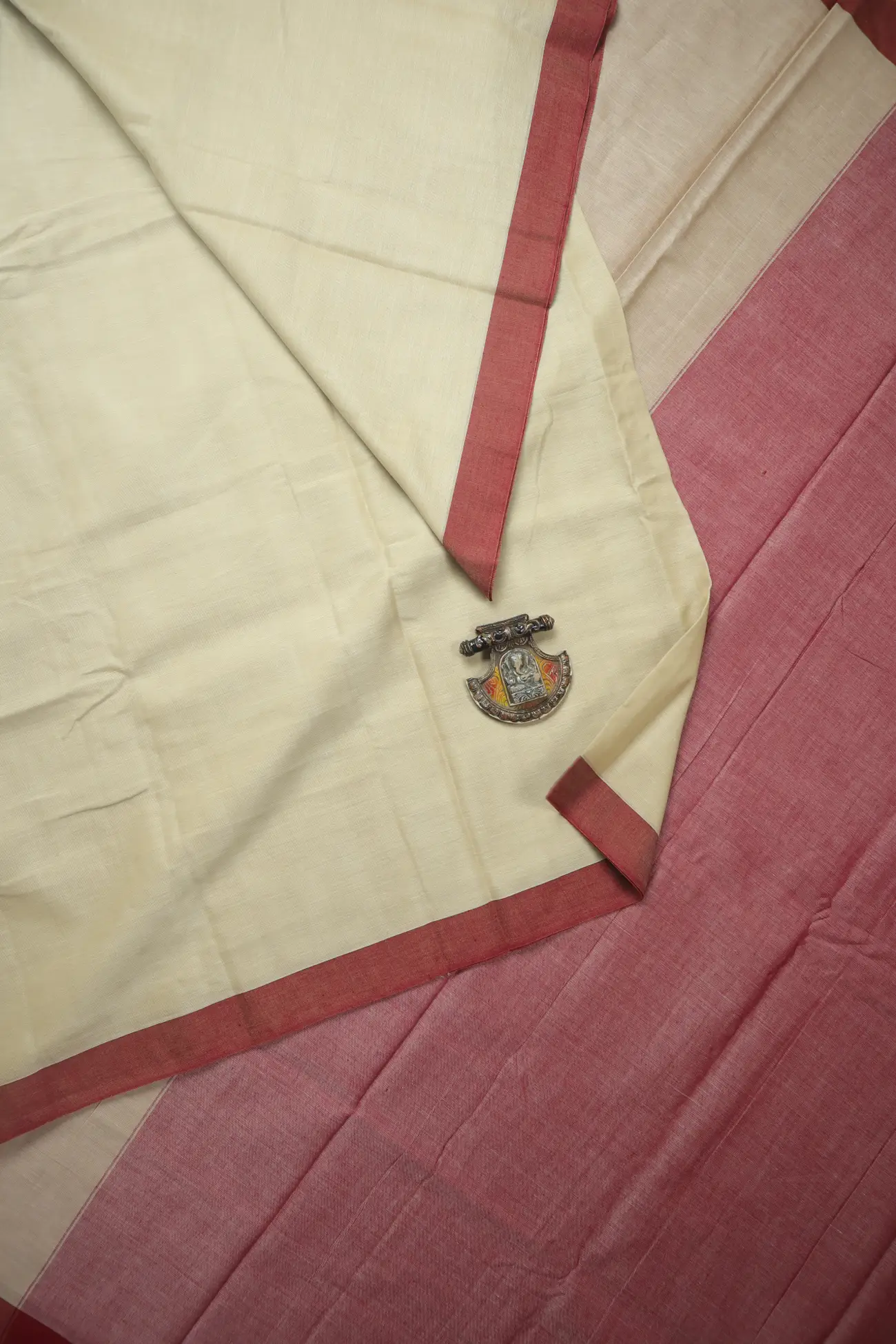 wheat-plain-narayanpet-saree-pk003165-a