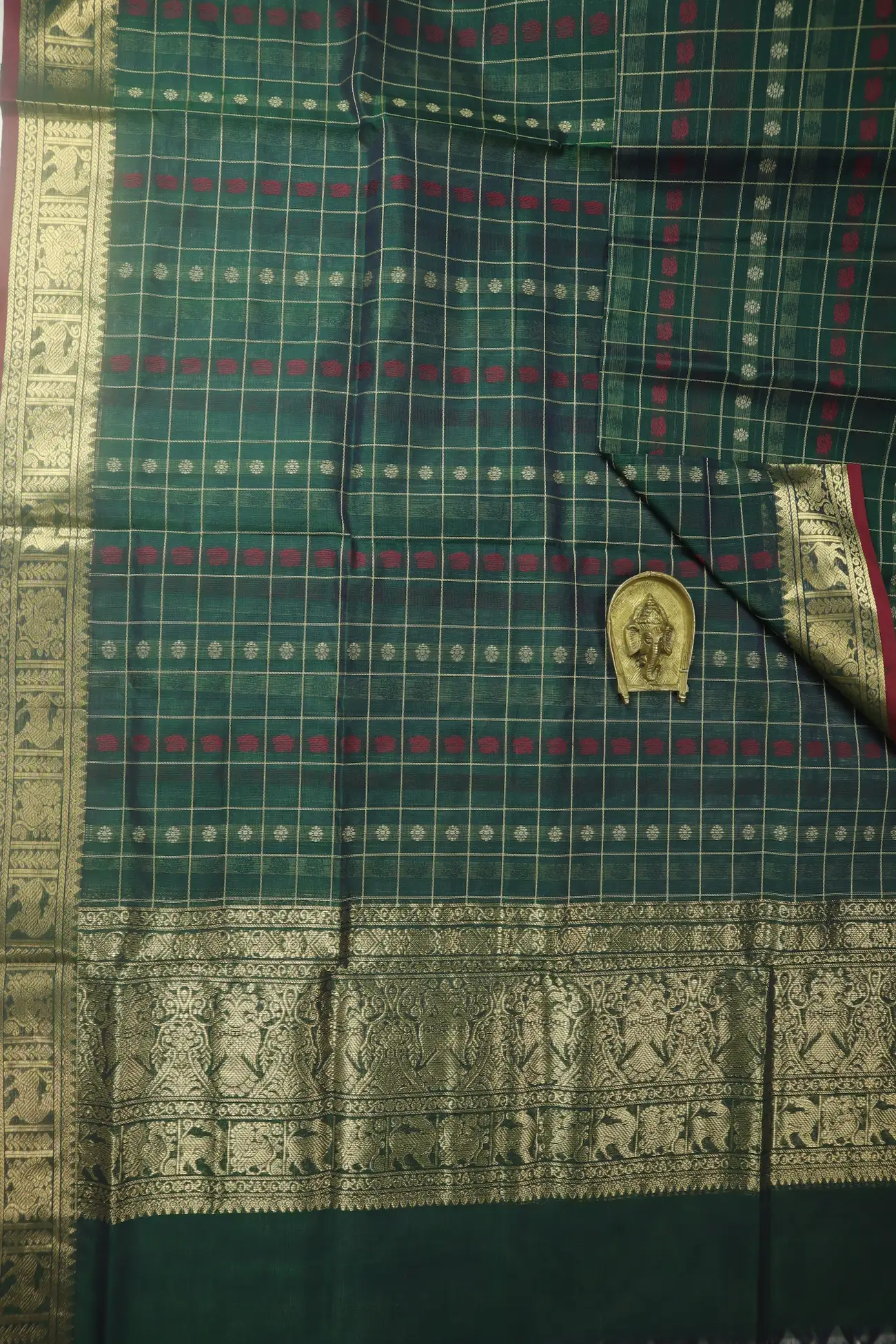 dark-green-thousand-1000-butta-kanchi-cotton-dupatta-ksd000007-b