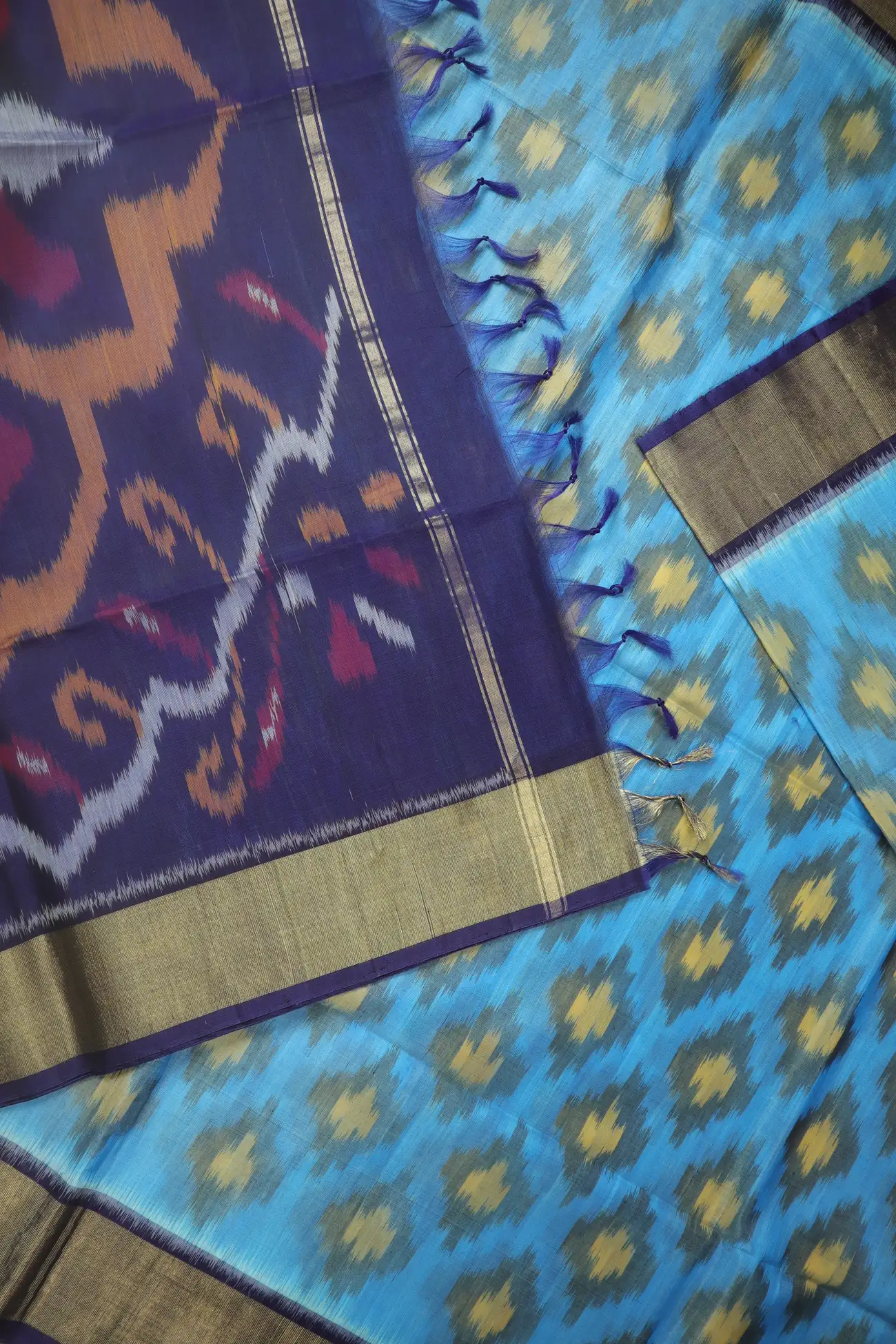 light-sky-blue-ikat-pochampally-silk-cotton-saree-sc003126-c