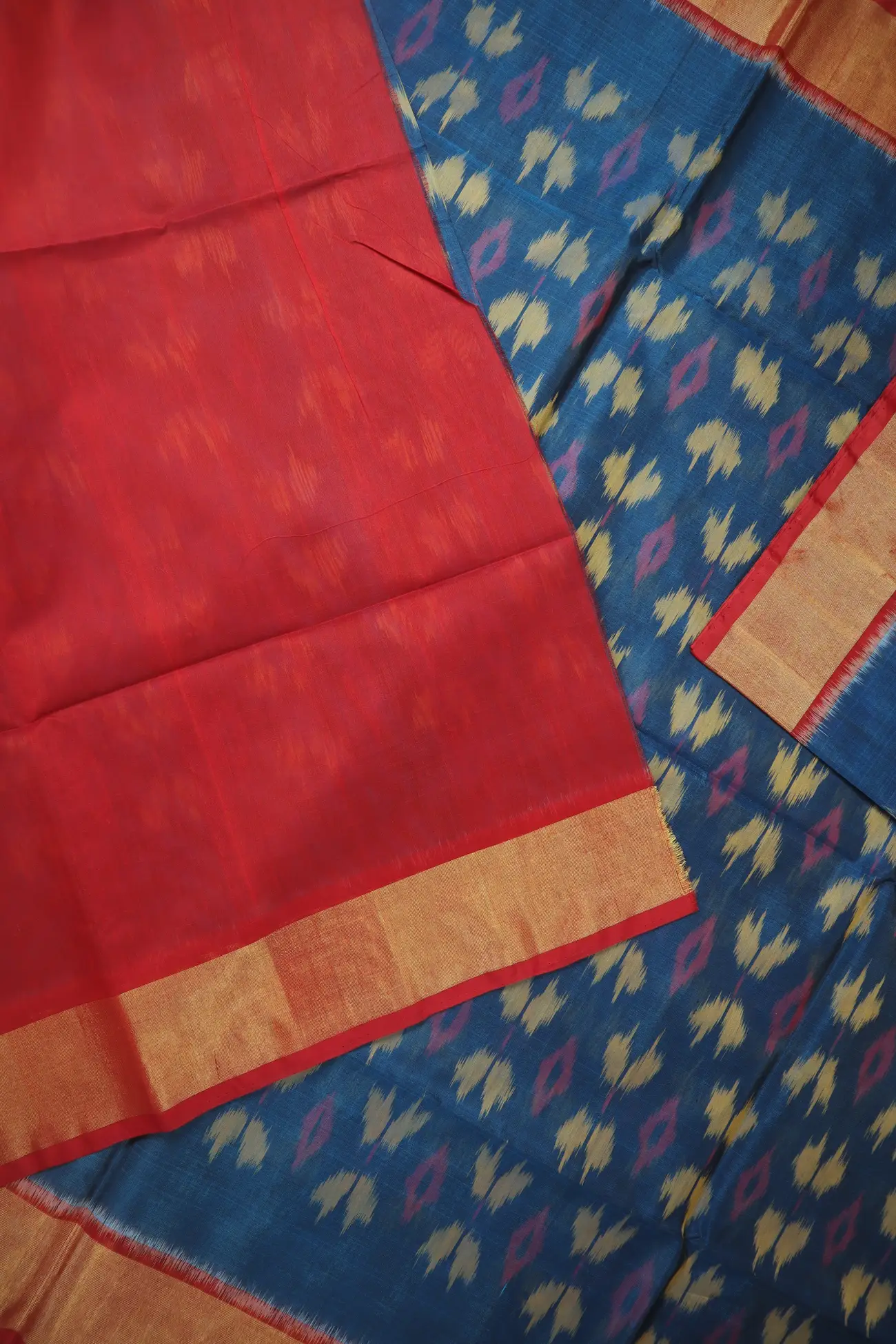 teal-ikat-pochampally-silk-cotton-saree-sc003125-e