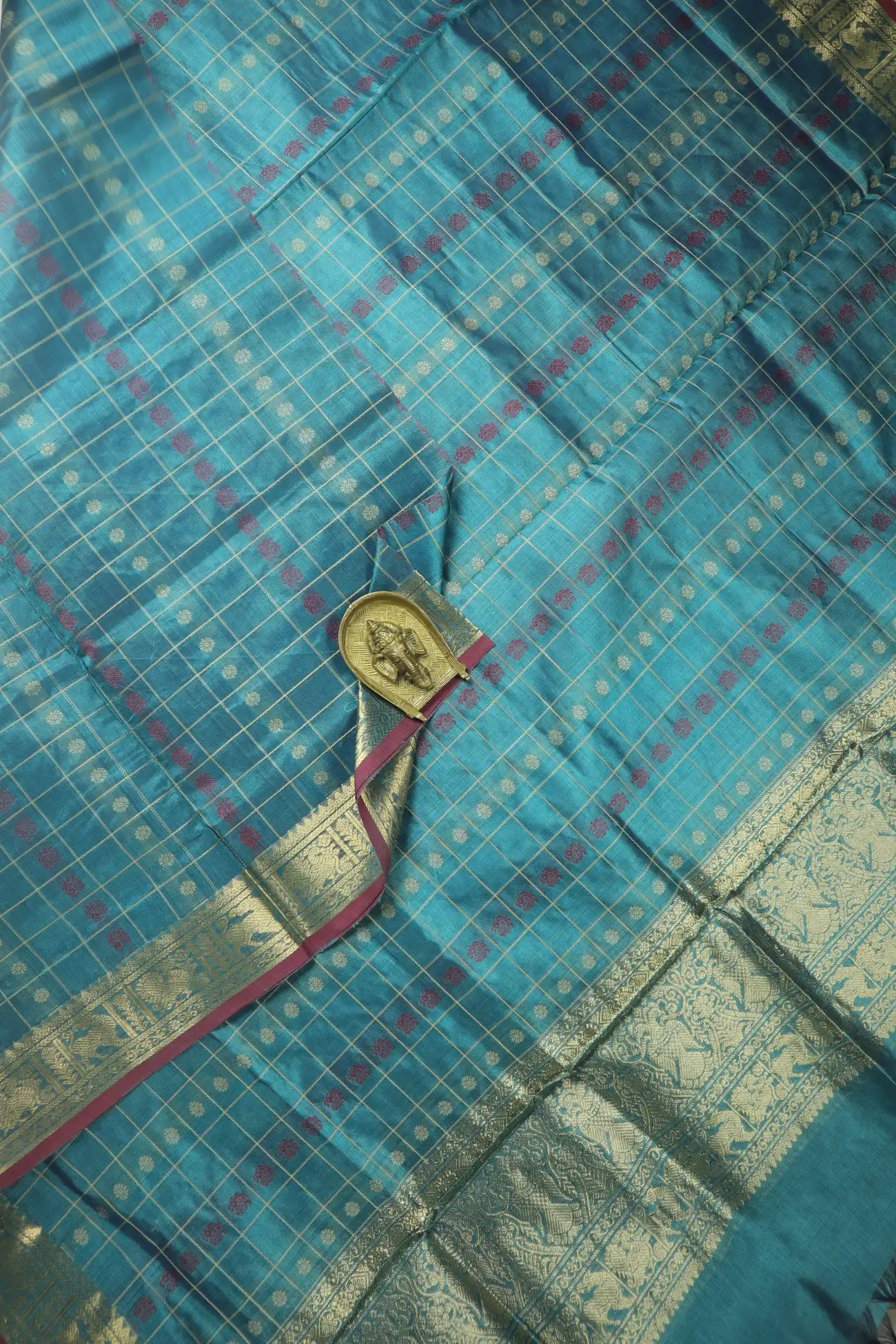 teal-thousand-1000-butta-kanchi-silk-cotton-dupatta-ksd000014-a