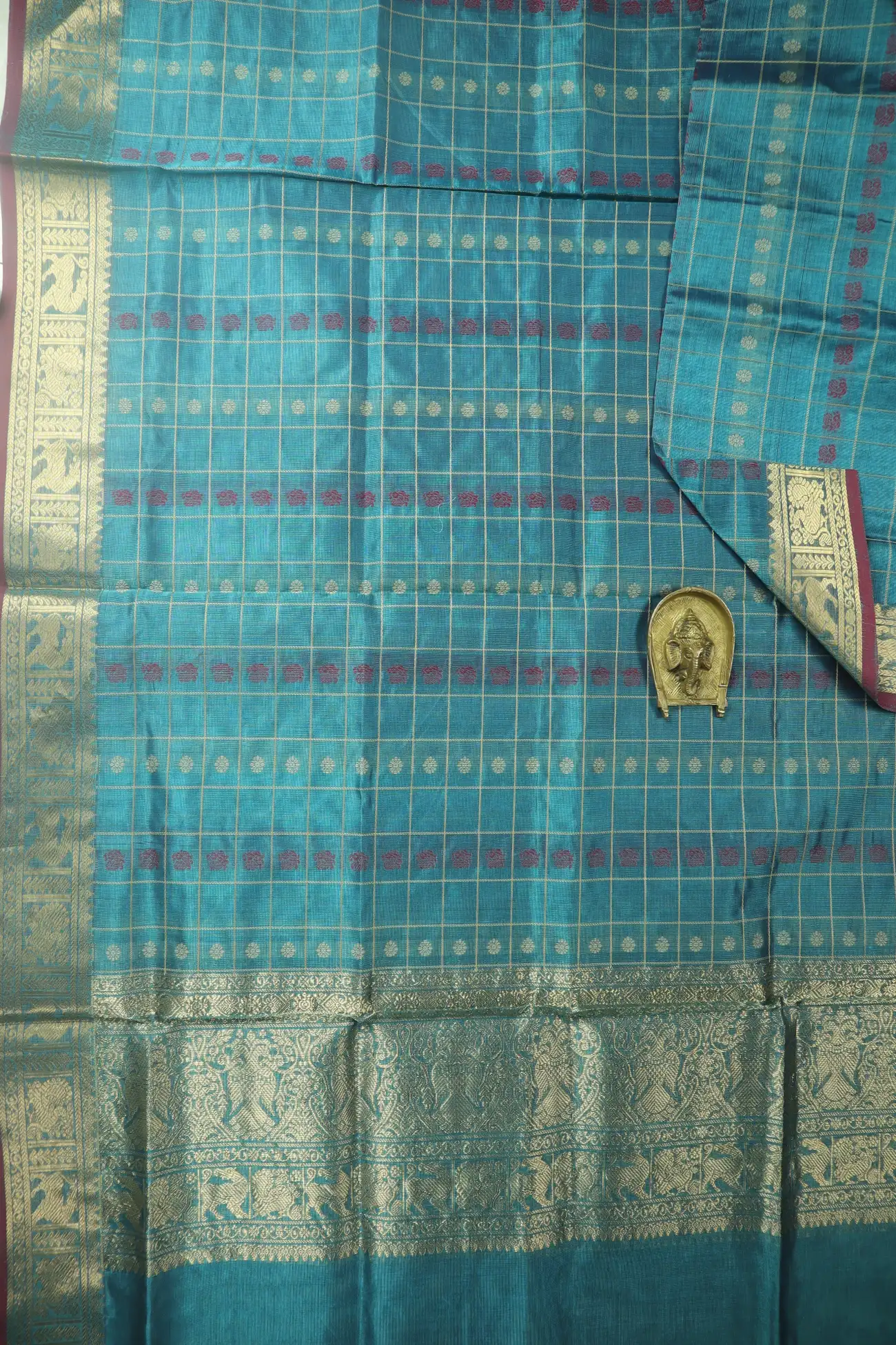 teal-thousand-1000-butta-kanchi-silk-cotton-dupatta-ksd000014-b