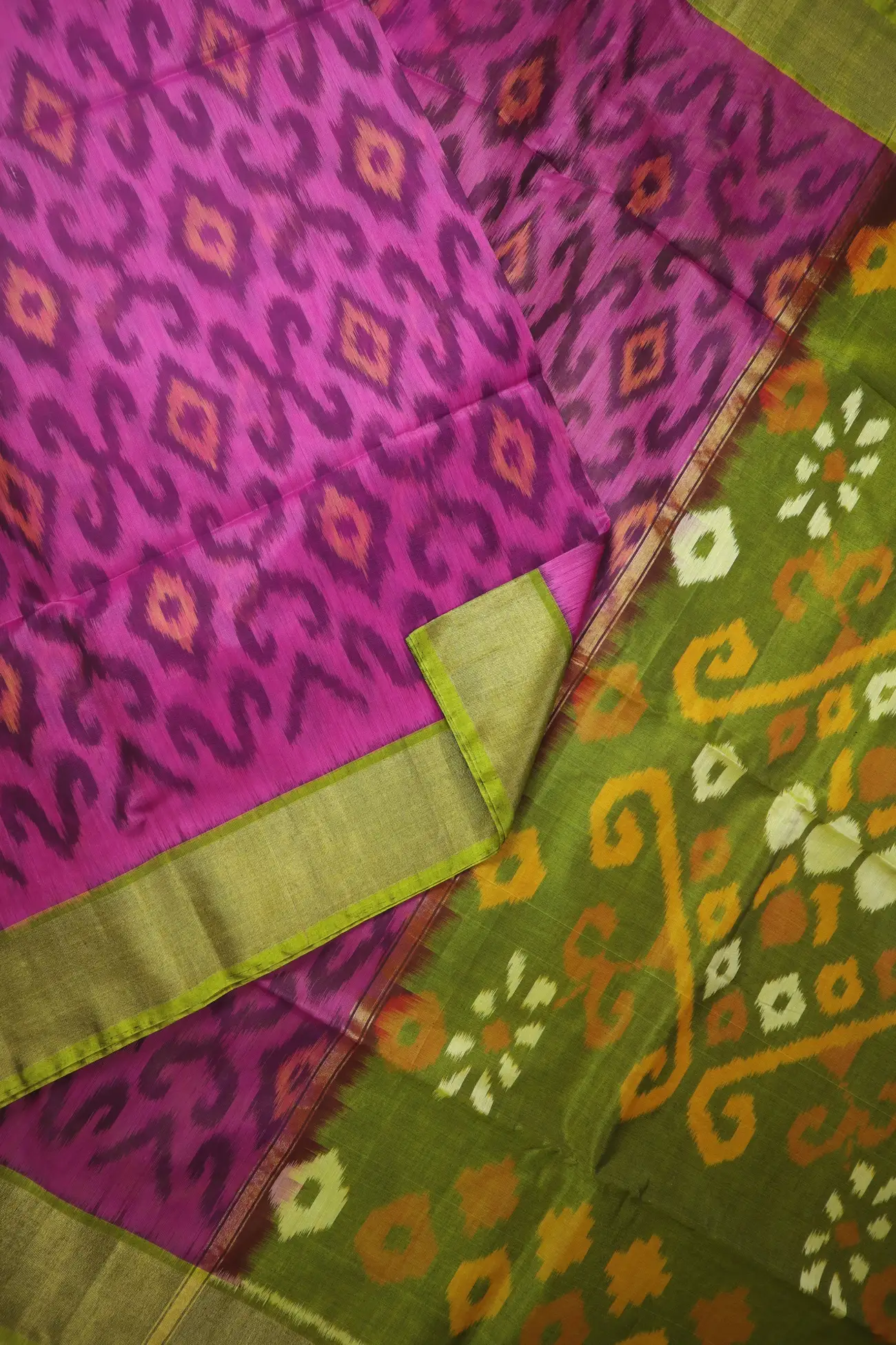 pink-ikat-pochampally-silk-cotton-saree-sc003155-b