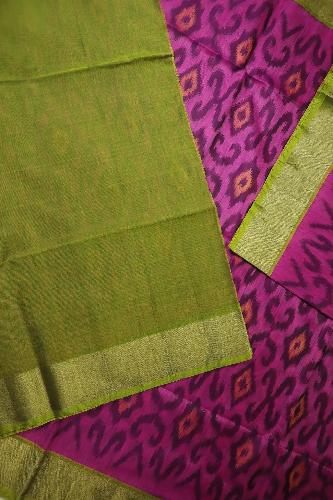 pink-ikat-pochampally-silk-cotton-saree-sc003155-e