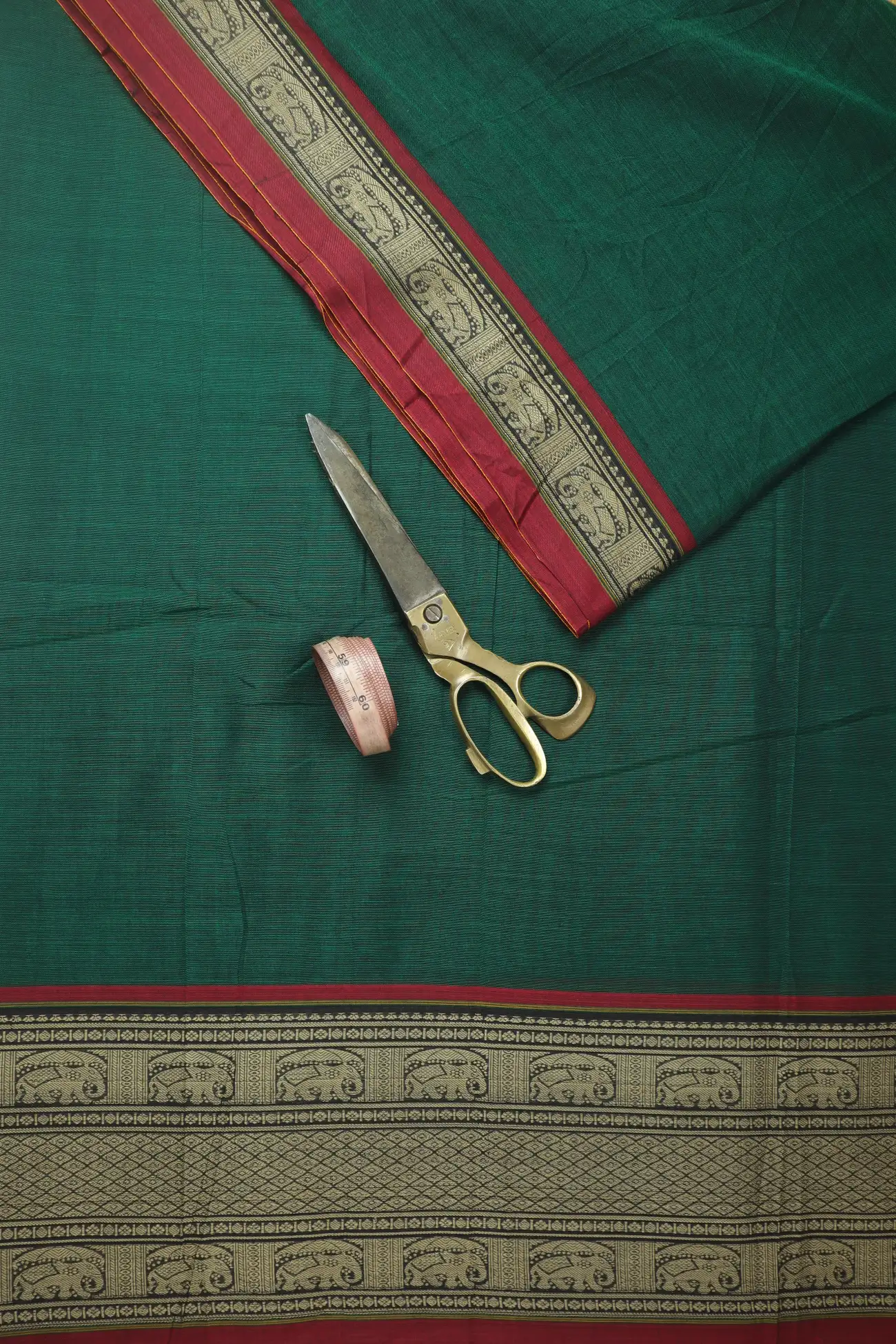 dark-green-elephant-ruthratcham-narayanpet-fabric-soft-cotton-fabric-pk000222-b