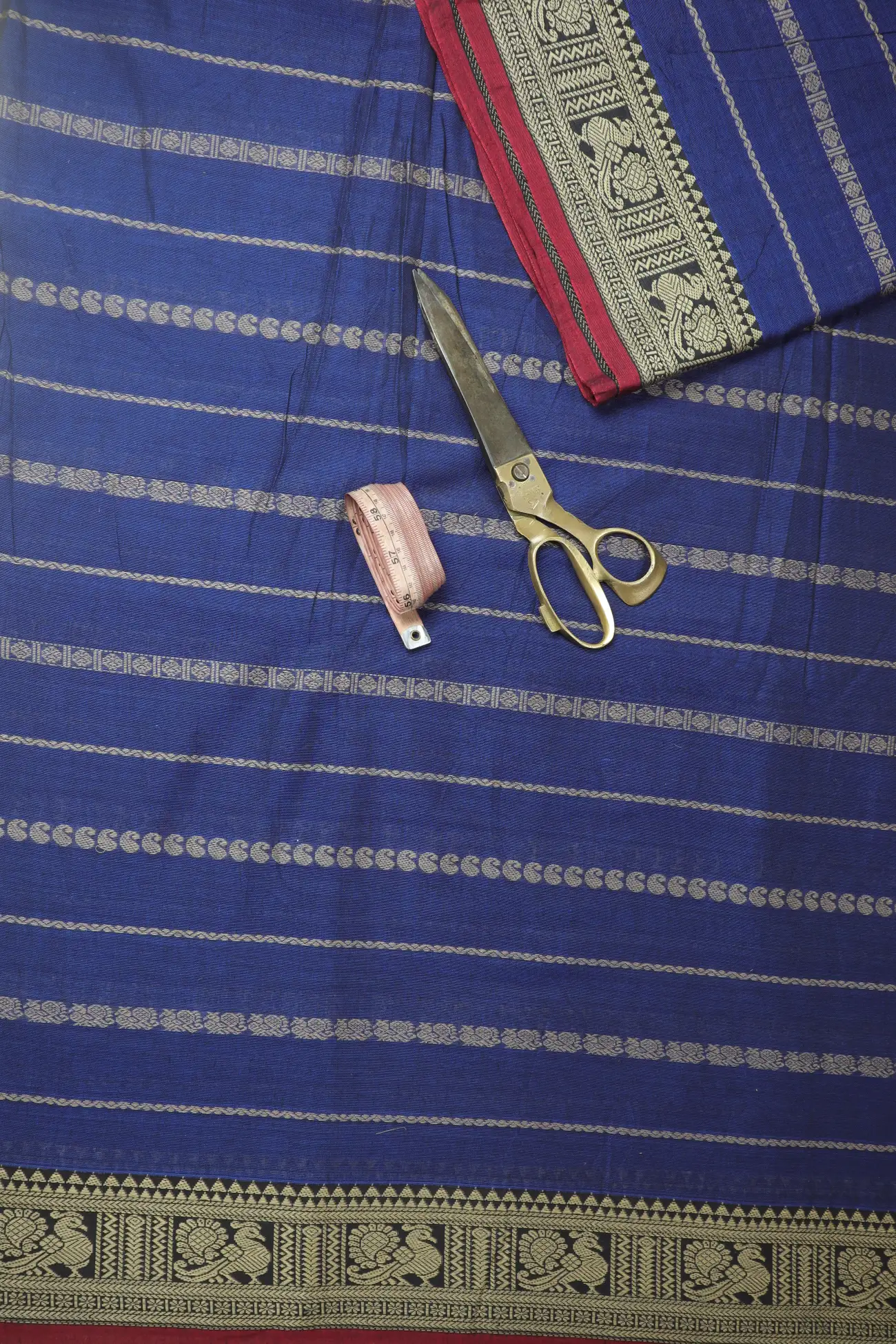 dark-slate-blue-veldhari-narayanpet-fabric-soft-cotton-fabric-pf000518-b