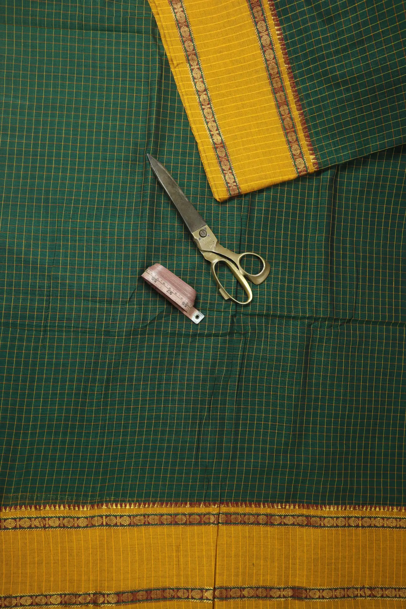 dark-green-rettai-pettu-ruthratcham-narayanpet-fabric-soft-cotton-fabric-pf000544-b