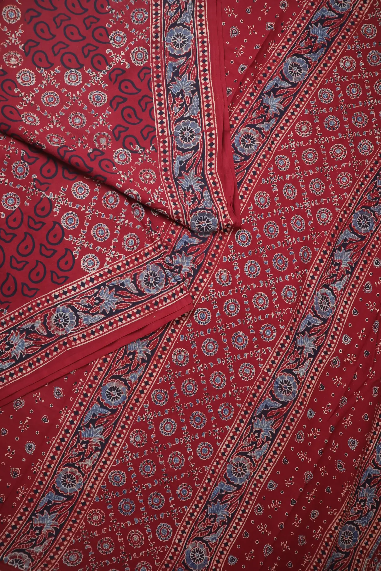 maroon-mango-flower-ajrakh-sarees-as000221-b
