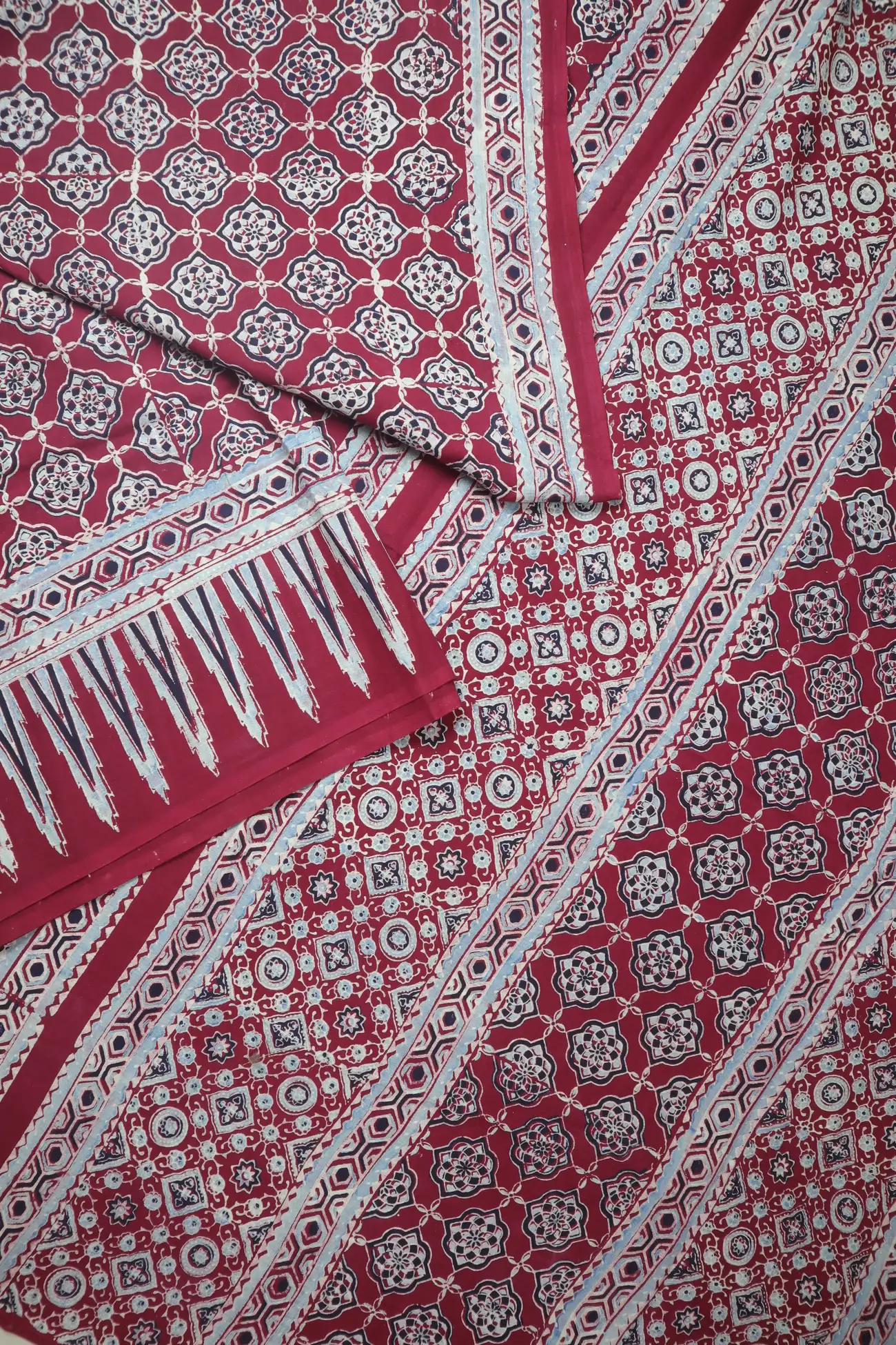 maroon-flower-temple-ajrakh-sarees-as000217-b