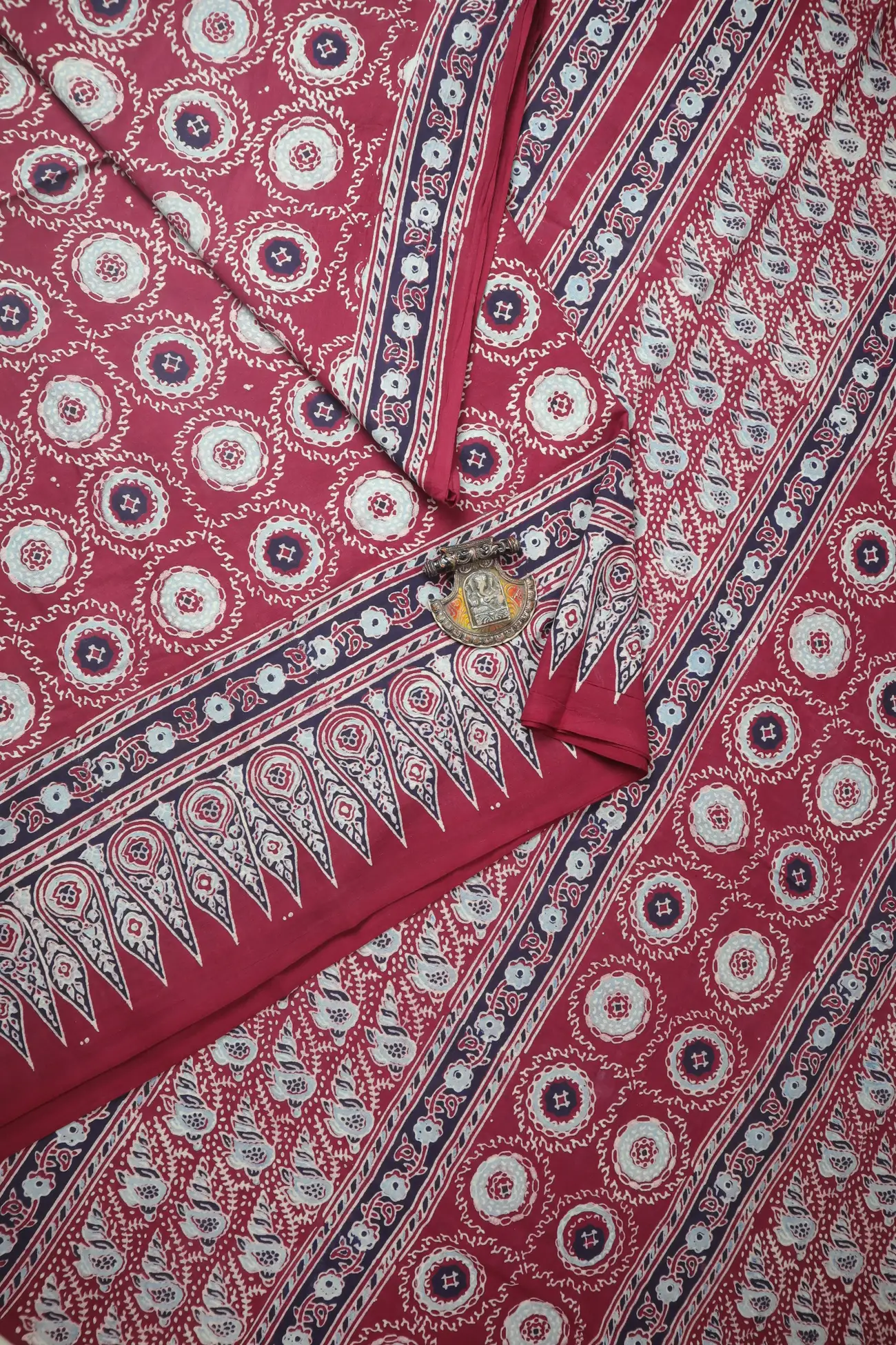 maroon-flower-ajrakh-sarees-as000218-a