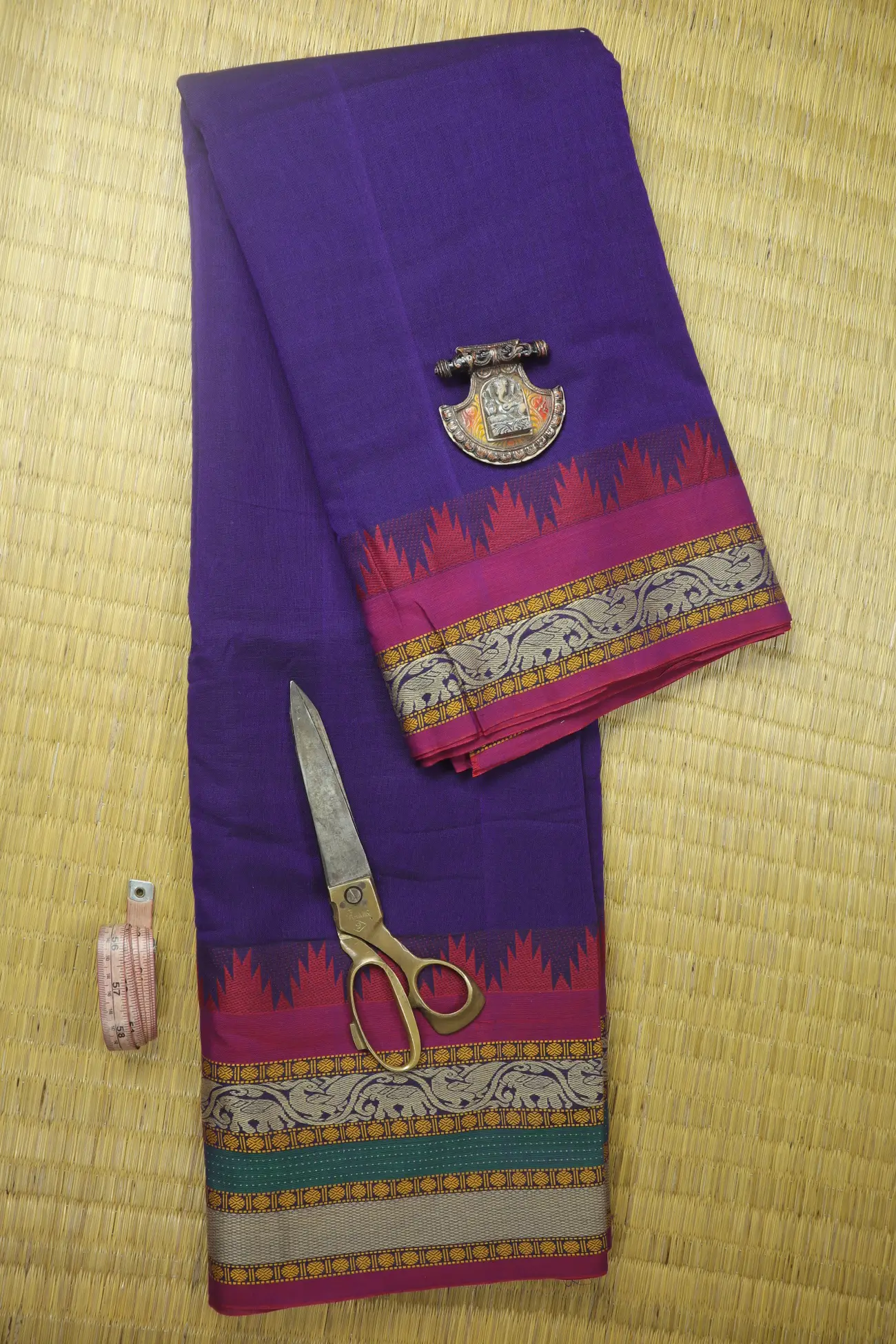 navy-thalampoo-reku-elephant-narayanpet-fabric-soft-cotton-fabric-pf000561-a