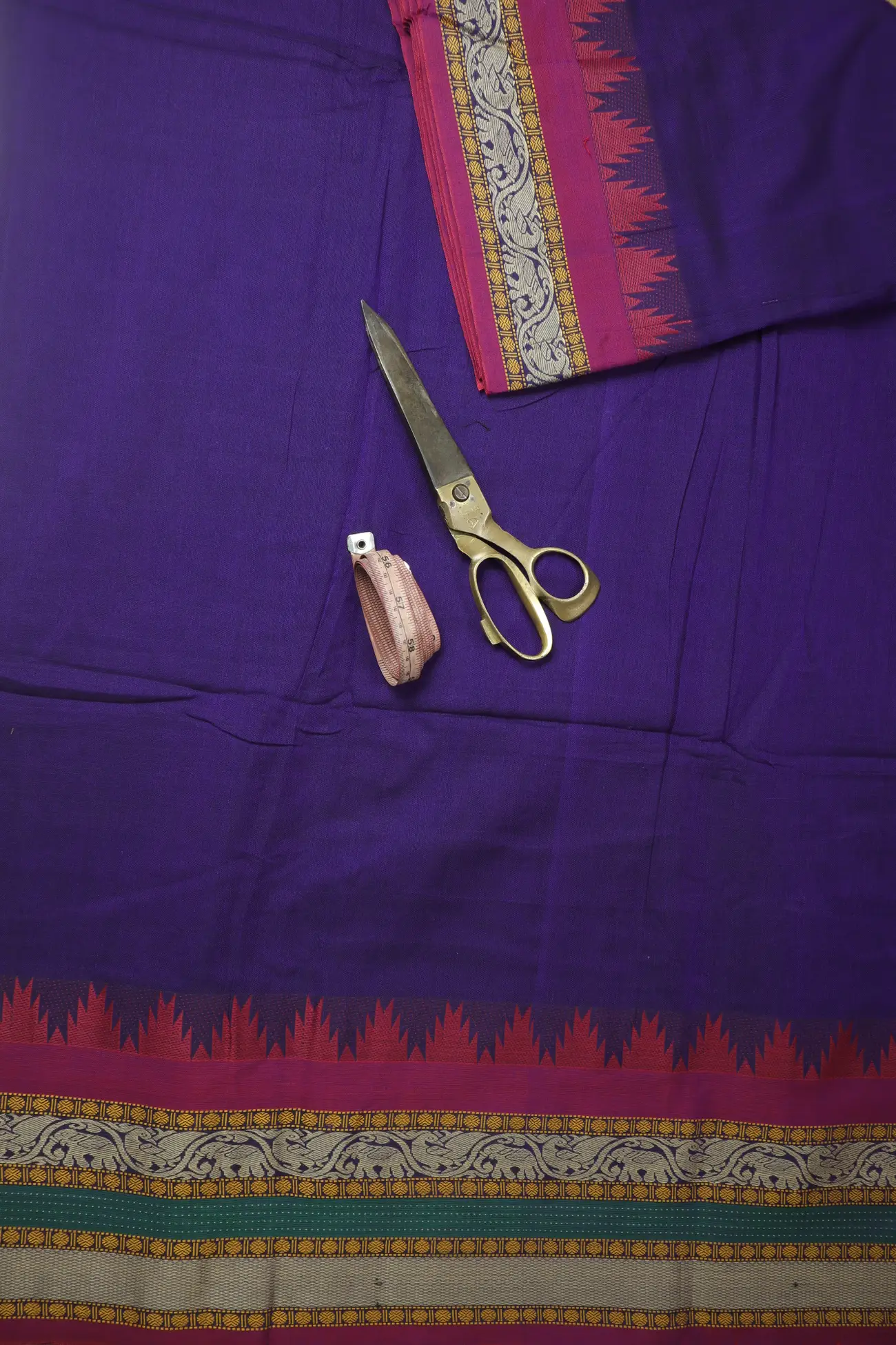 navy-thalampoo-reku-elephant-narayanpet-fabric-soft-cotton-fabric-pf000561-b