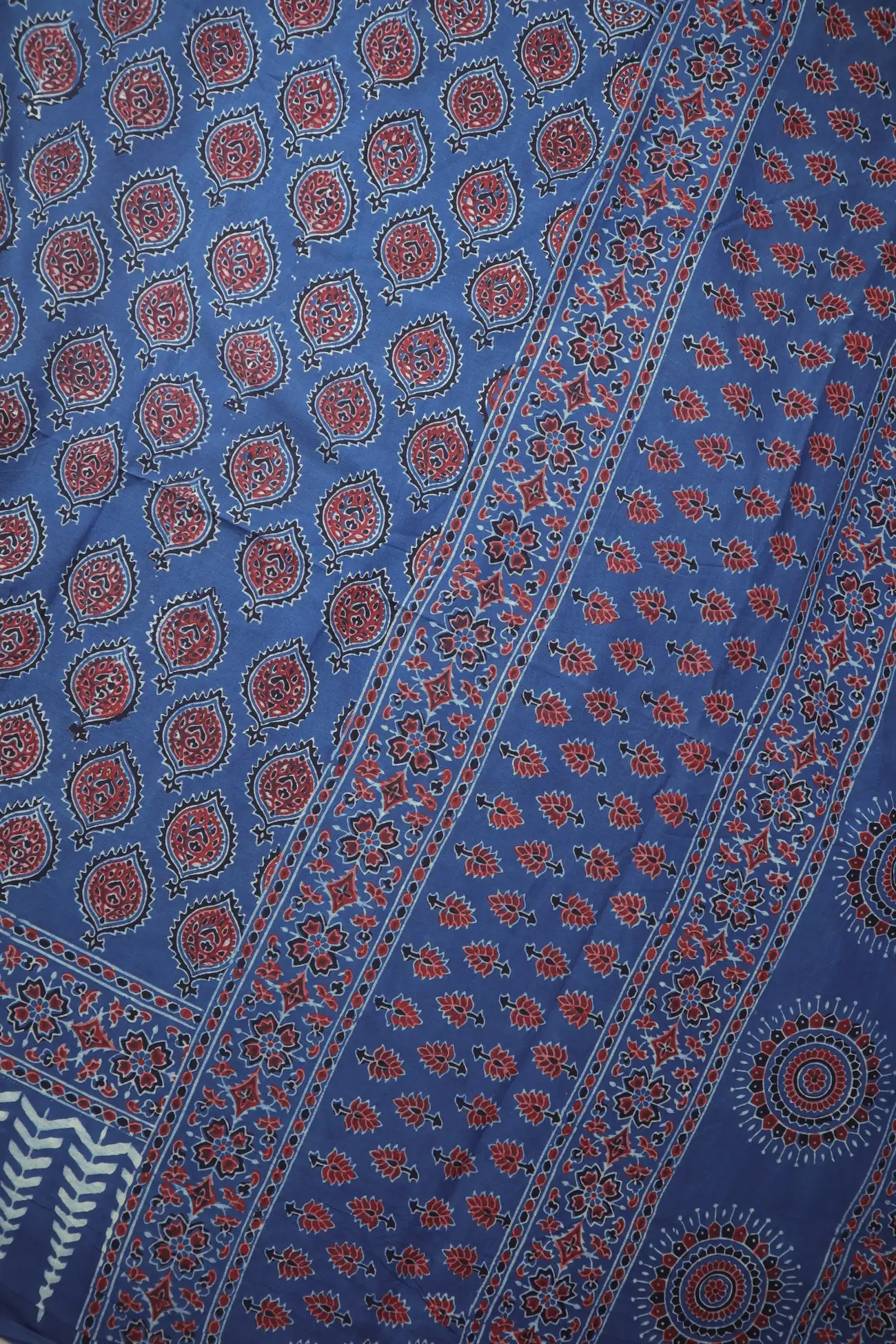 blue-flower-tree-ajrakh-saree-as000222-c