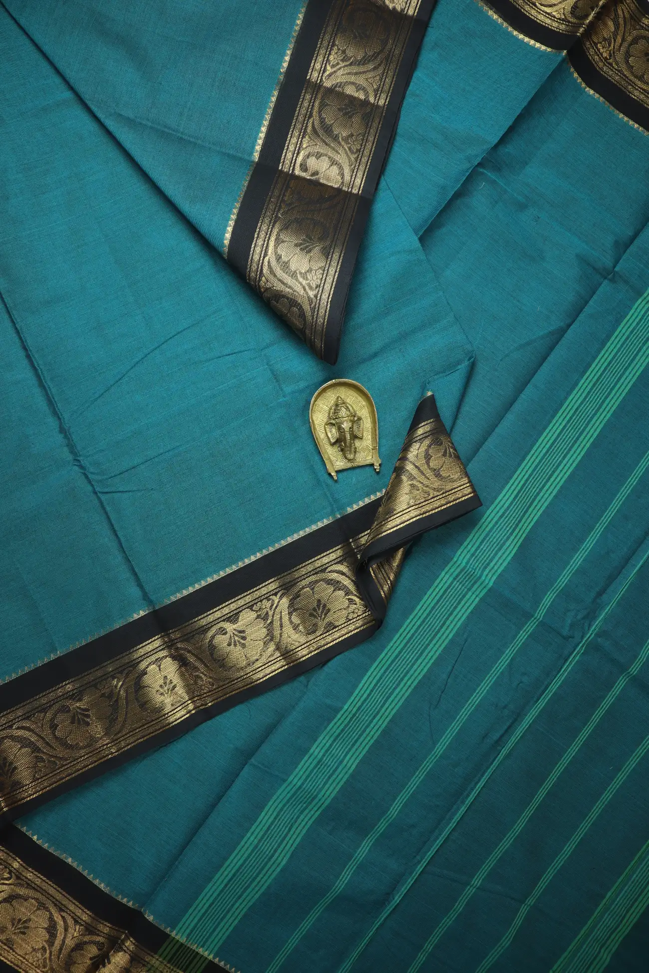 turquoise-flower-grand-chettinad-saree-gc000687-a