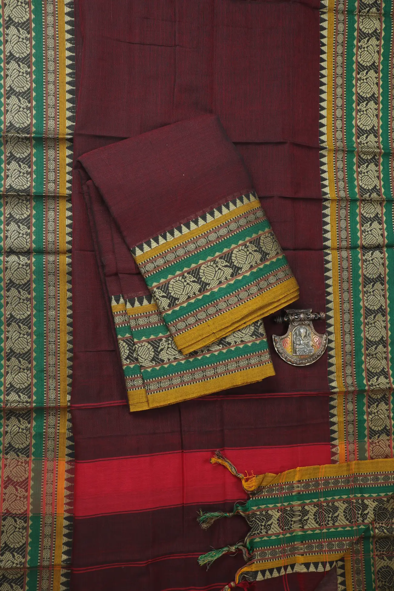 dark-maroon-peacock-ruthratcham-narayanpet-dress-material-nc000111-a