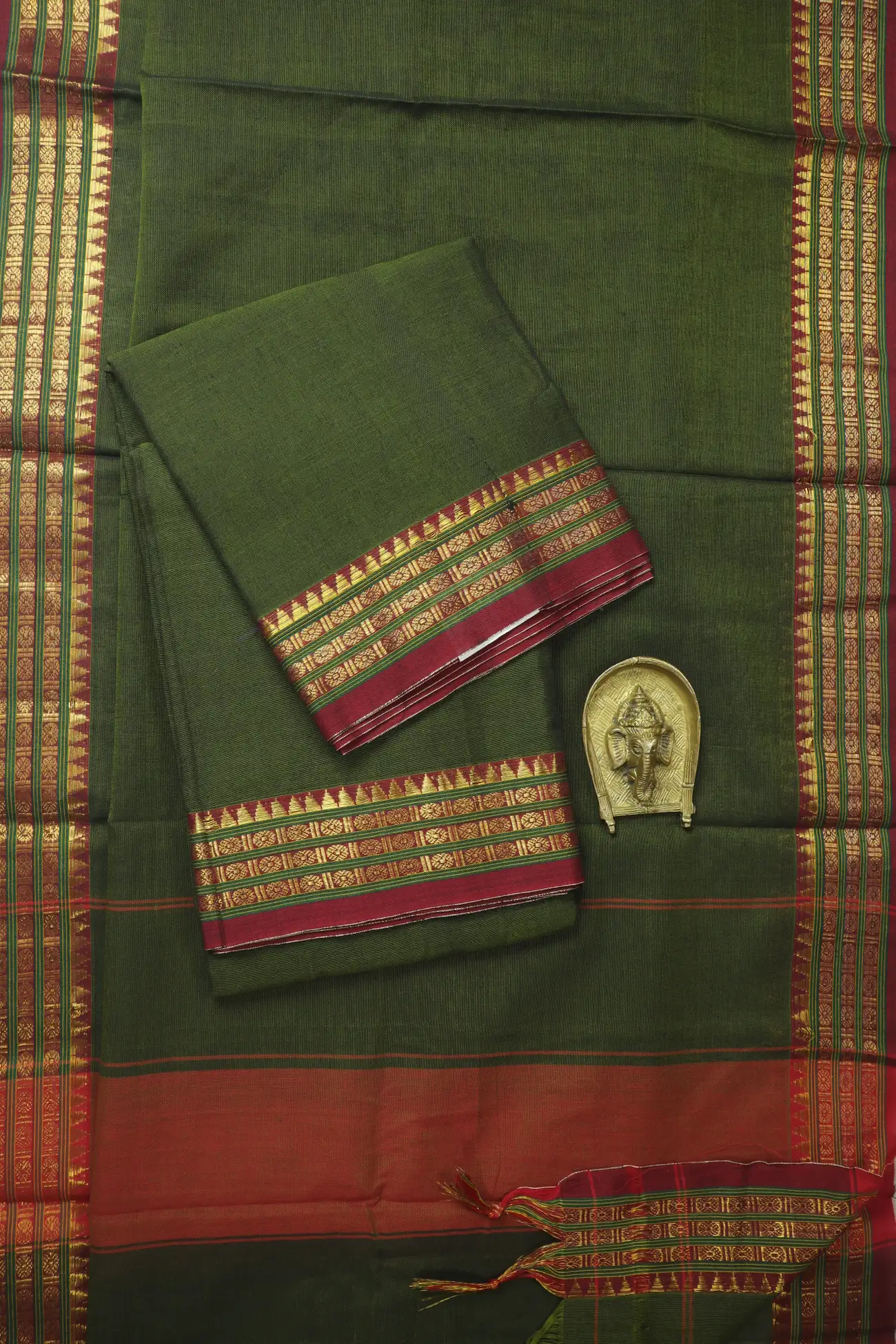 olive-drab-ruthratcham-temple-narayanpet-dress-material-nc000127-a
