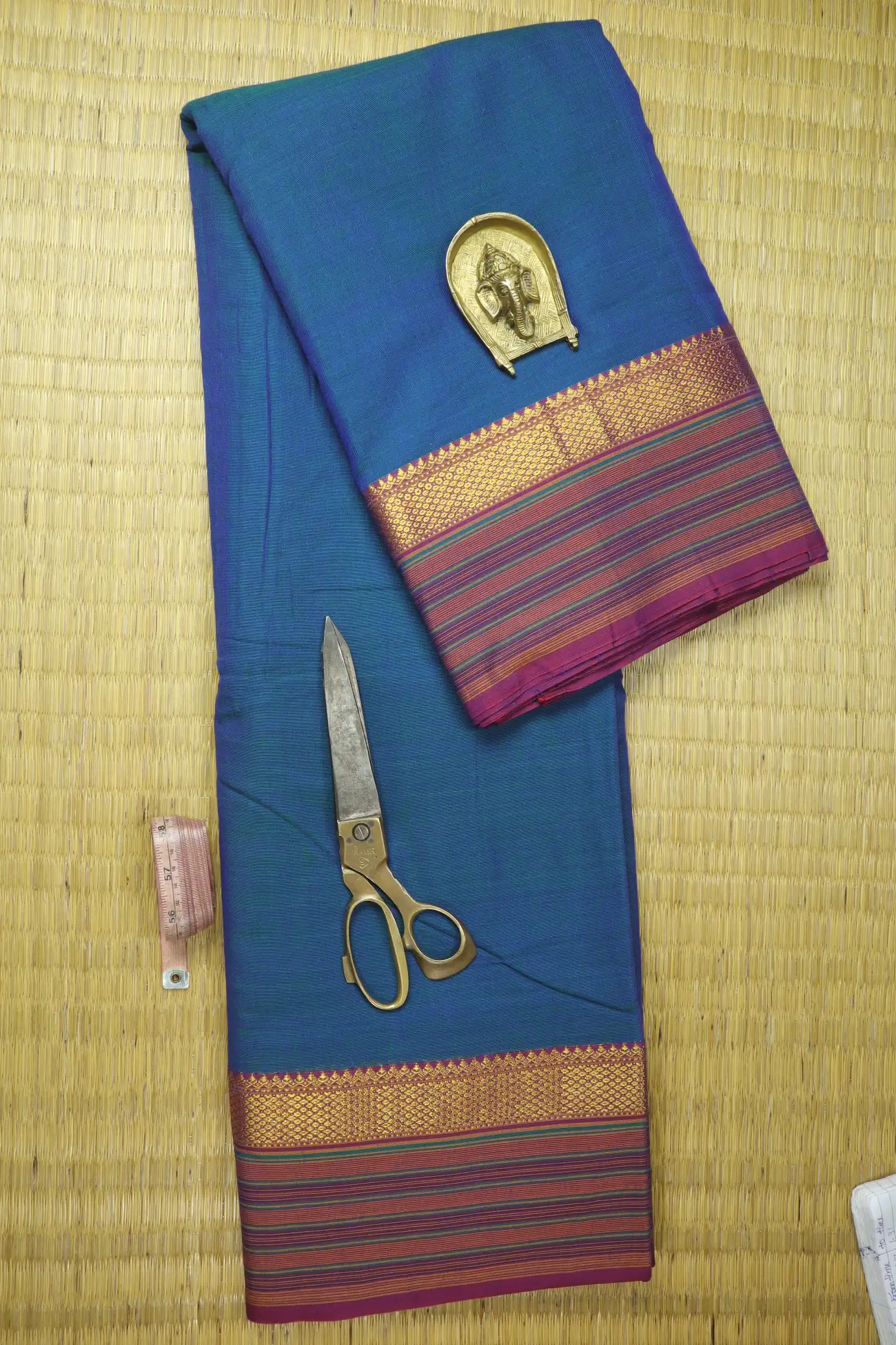 teal-bavanji-border-narayanpet-fabric-soft-cotton-fabric-pf000627-a