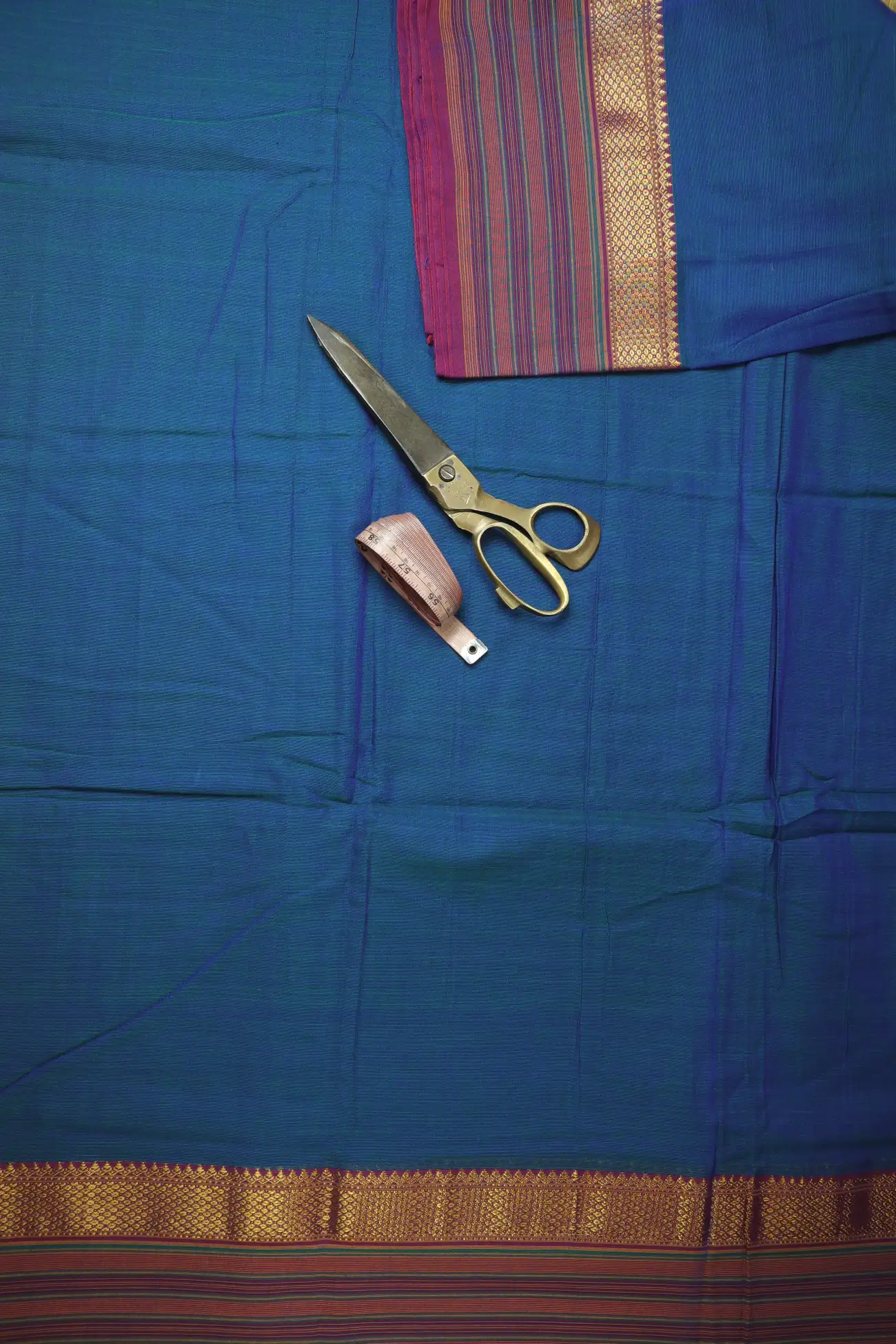 teal-bavanji-border-narayanpet-fabric-soft-cotton-fabric-pf000627-b