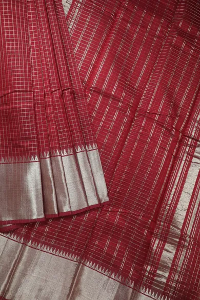 maroon-checked-mangalagiri-silk-cotton-sarees-mls000422-a