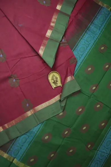 dark-maroon-flower-coimbatore-cotton-saree-cbe000604-a