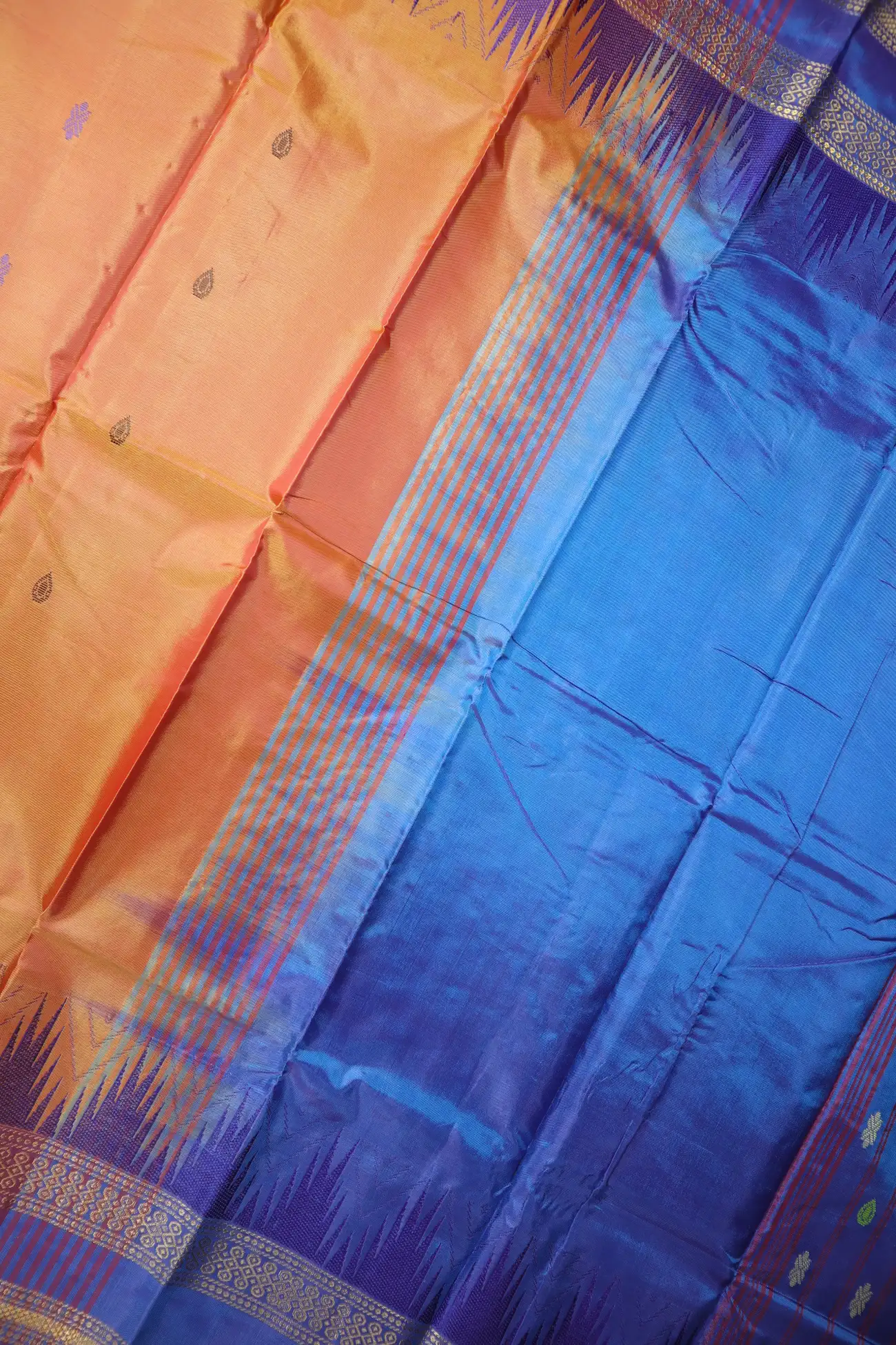 orange-thalampoo-reku-kolam-banana-pith-silk-saree-bps000667-c