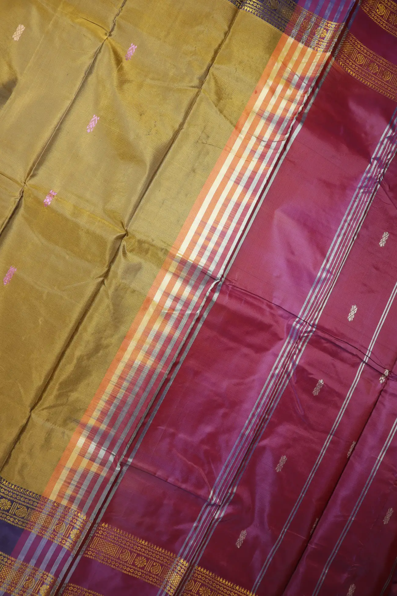 brown-mango-kamalam-butta-banana-pith-silk-saree-bps000656-c
