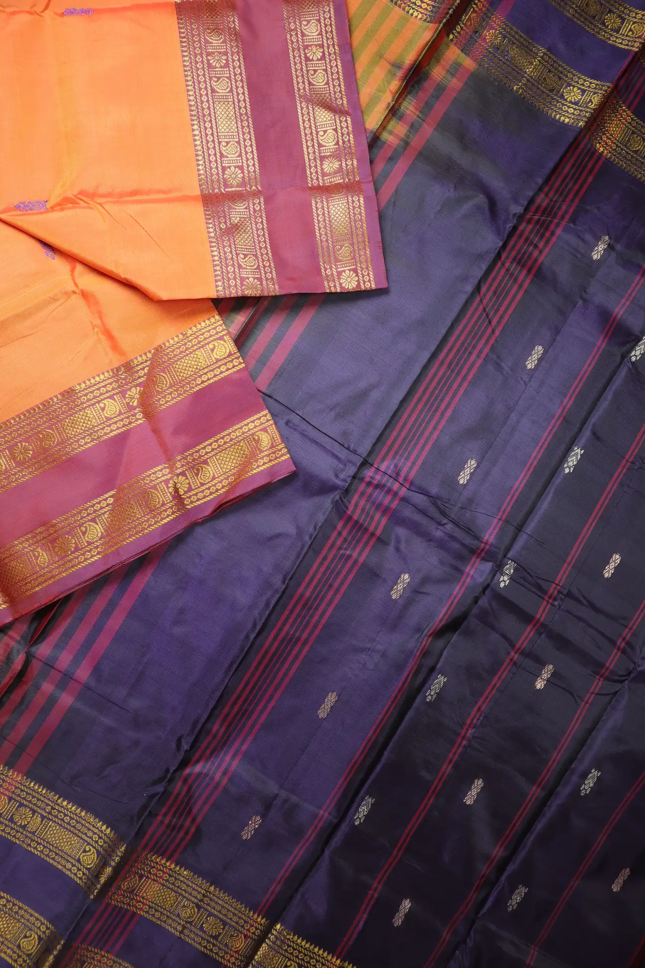 orange-mango-kamalam-butta-banana-pith-silk-saree-bps000653-b