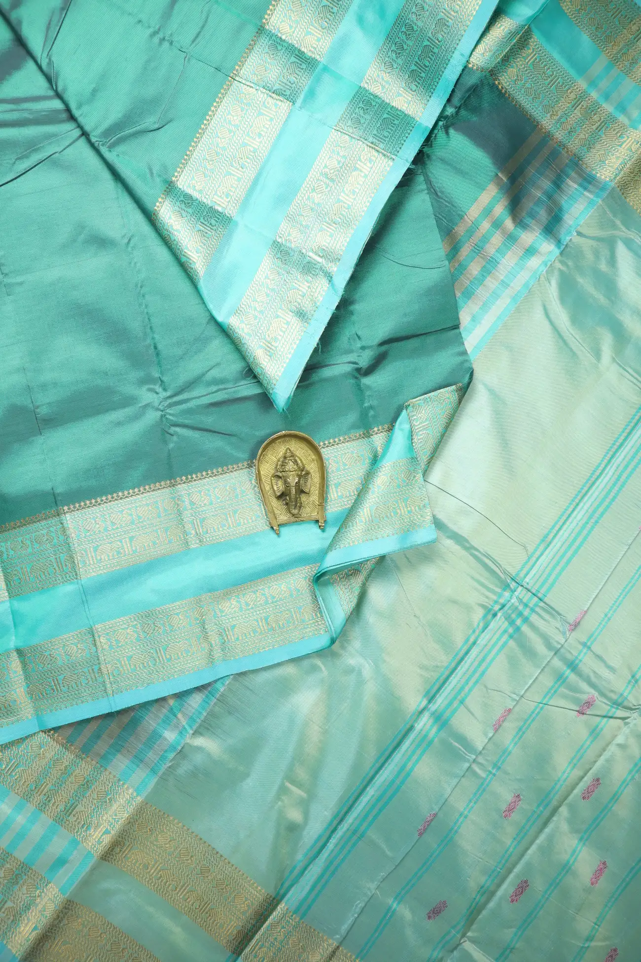 teal-elephant-peacock-rettai-pettu-banana-pith-silk-saree-bps000657-a