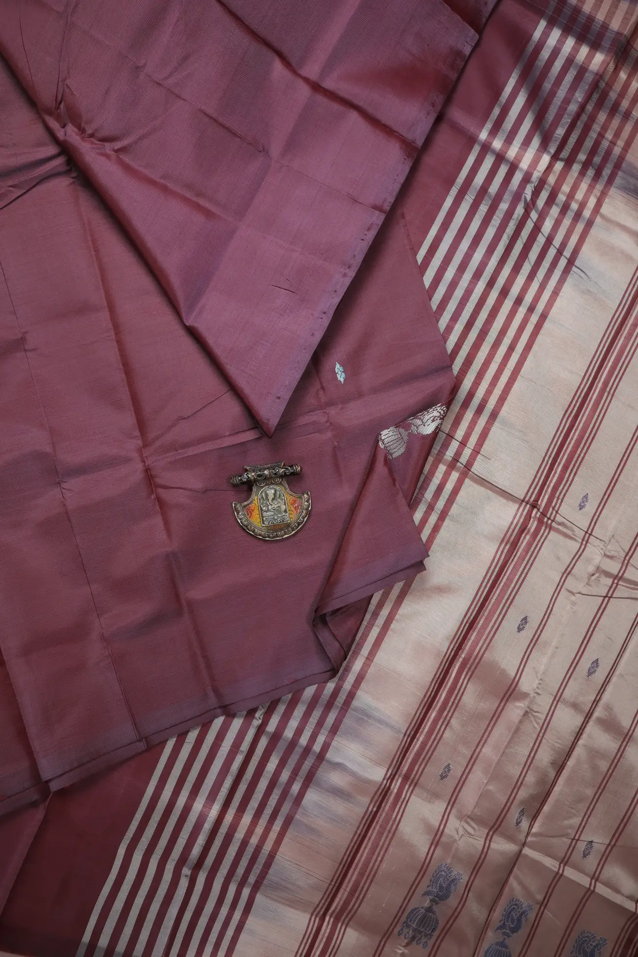brown-peacock-banana-pith-silk-saree-bps000644-a