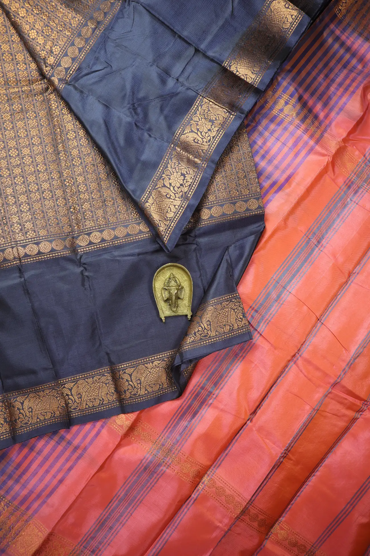 navy-twenty-thousand-butta-ruthratcham-banana-pith-silk-saree-bps000703-a