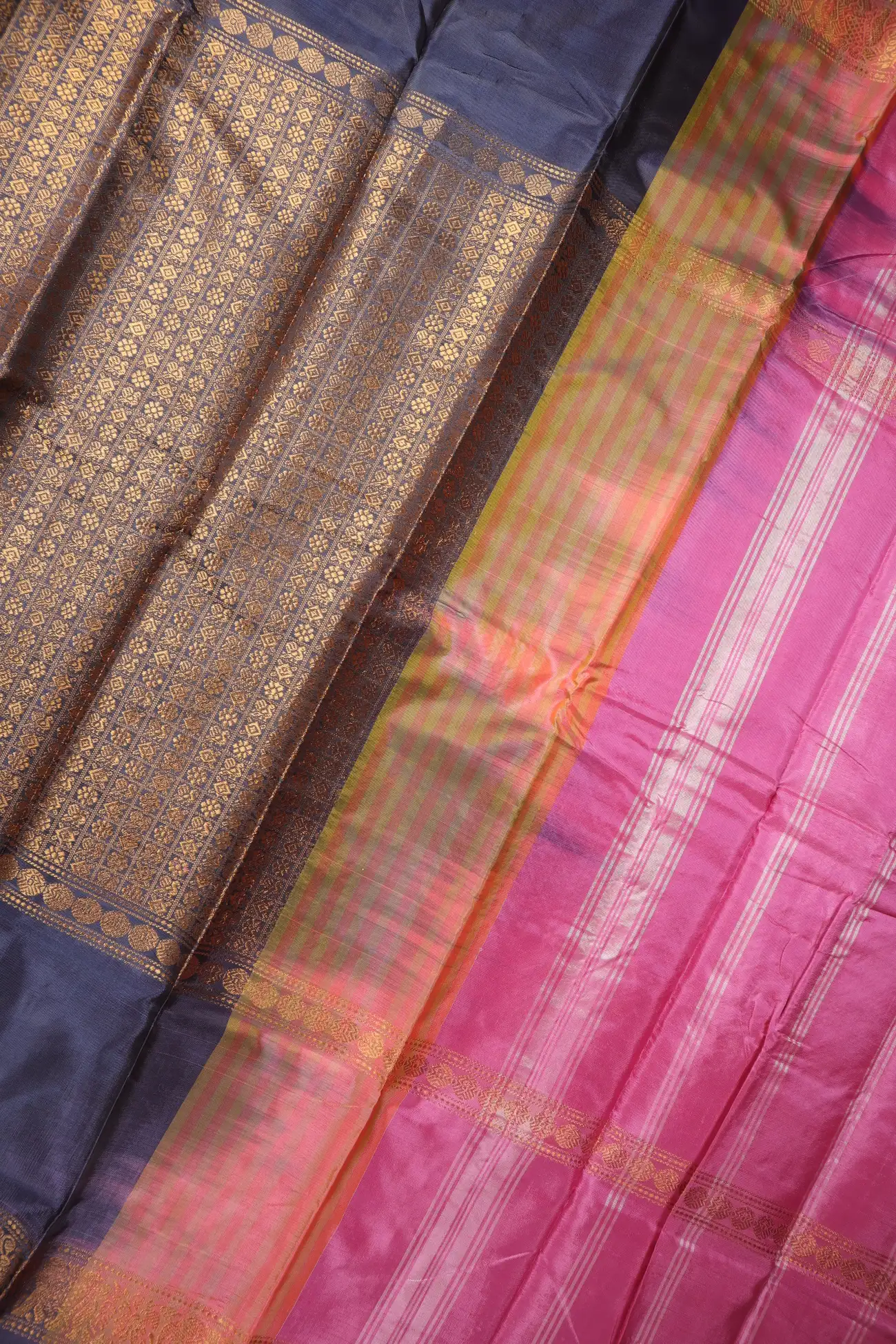 navy-elephant-ruthratcham-twenty-thousand-butta-banana-pith-silk-saree-bps000700-c