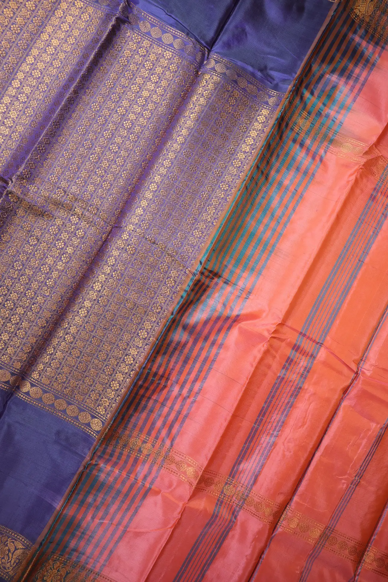 navy-twenty-thousand-butta-ruthratcham-elephant-banana-pith-silk-saree-bps000697-c