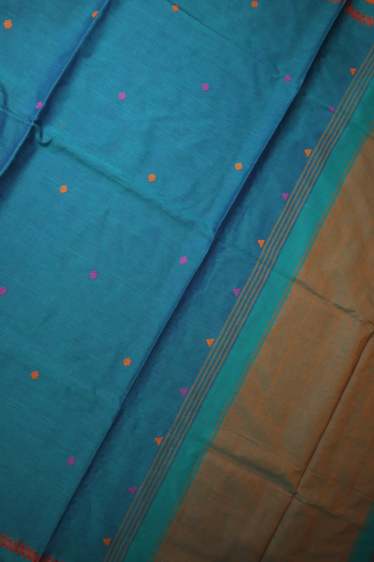 teal-flower-begumpuri-saree-kv001497-c