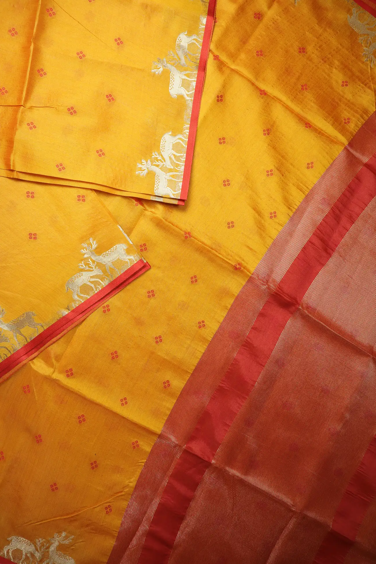 orange-diamoned-deer-fancy-saree-fs000093-b