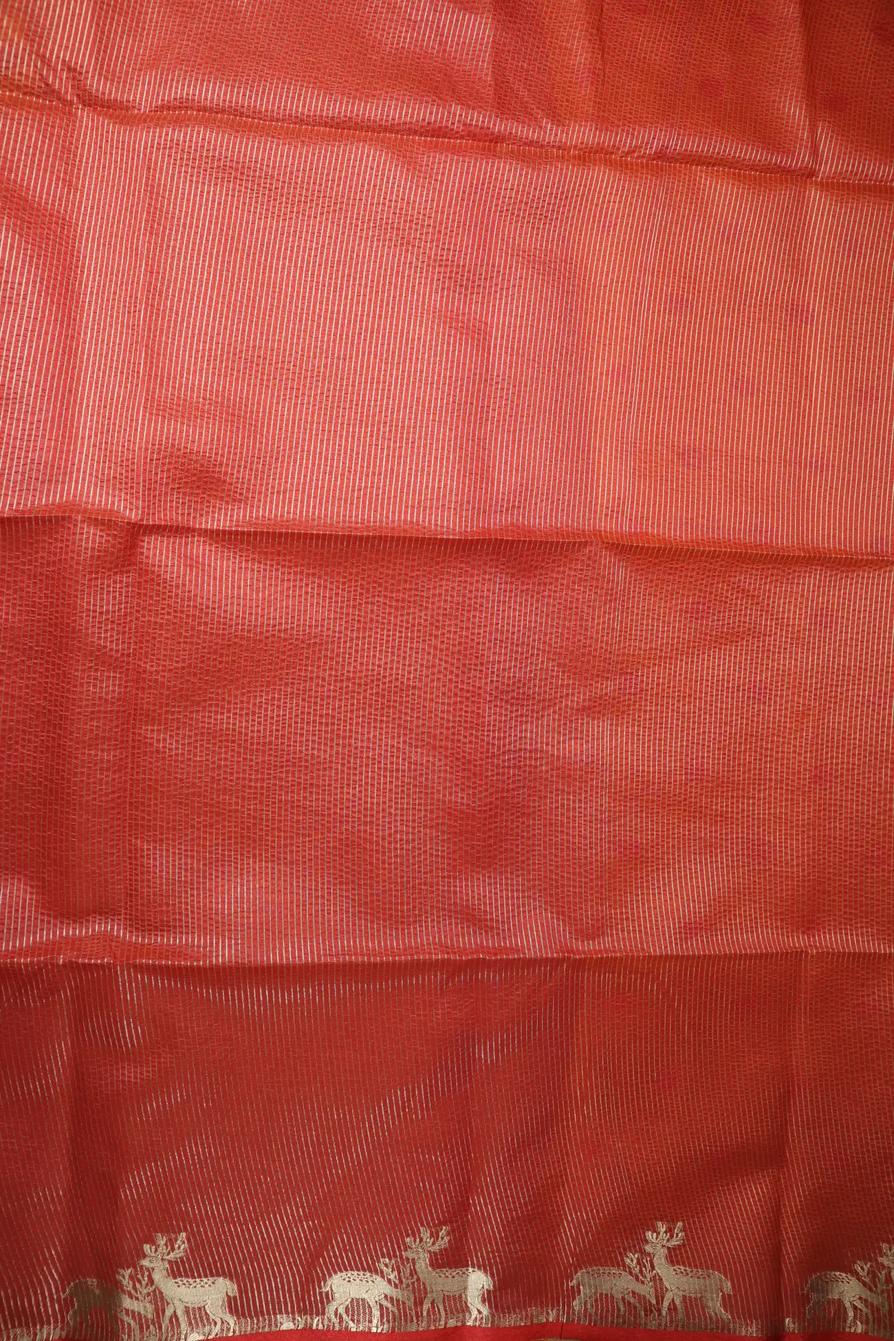orange-diamoned-deer-fancy-saree-fs000093-d