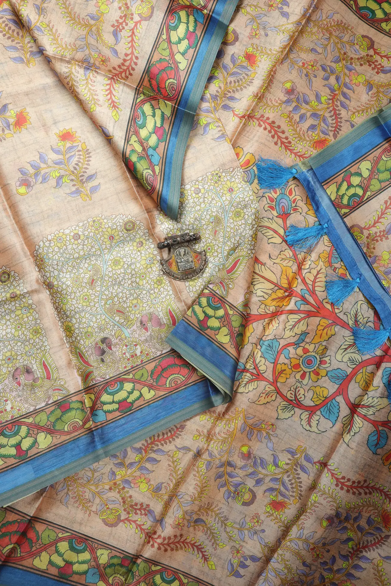 peach-puff-flower-peacock-fancy-saree-fs000027-a