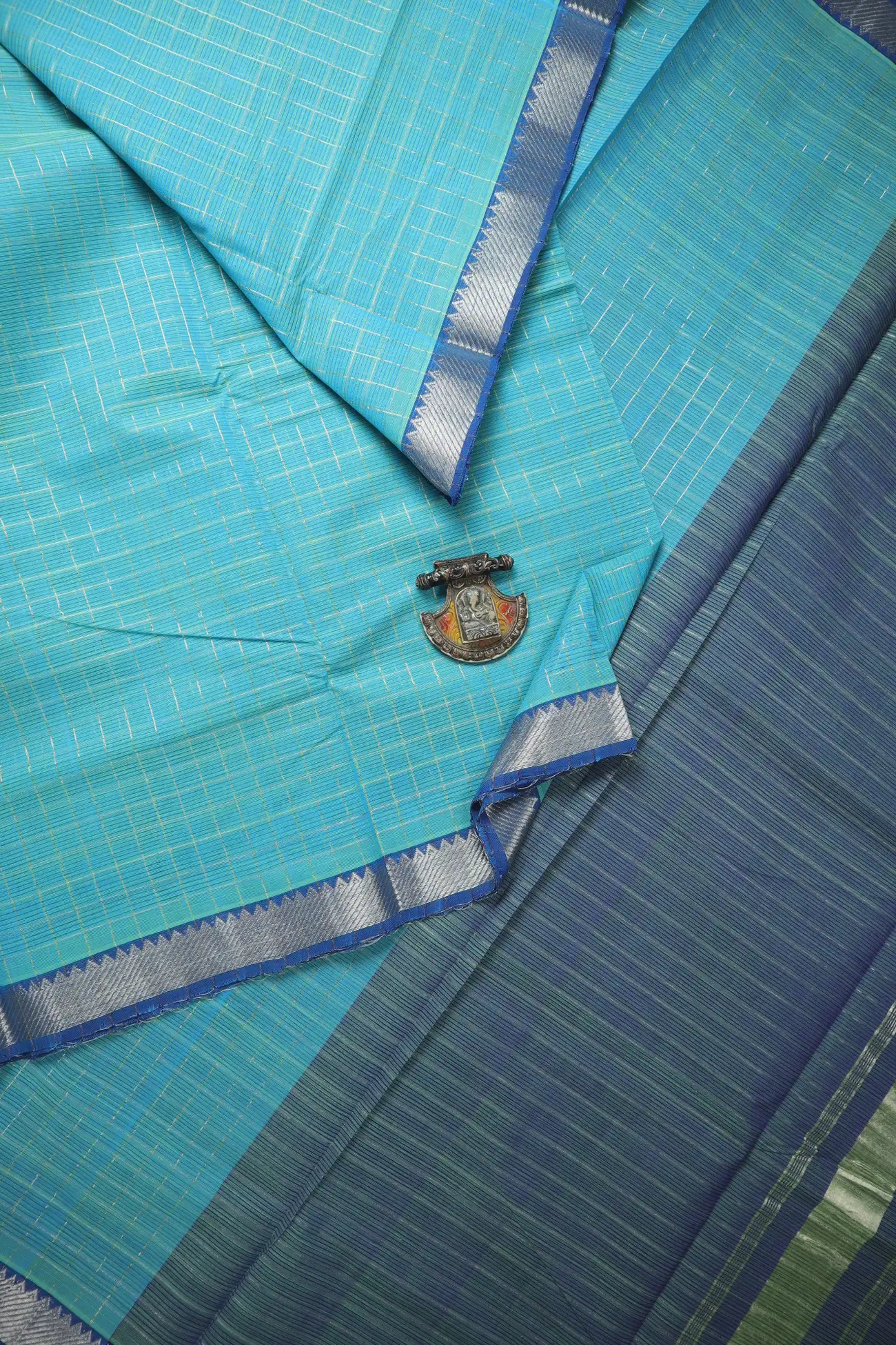 light-sky-blue-bavanji-border-checked-mangalagiri-saree-ml003006-a