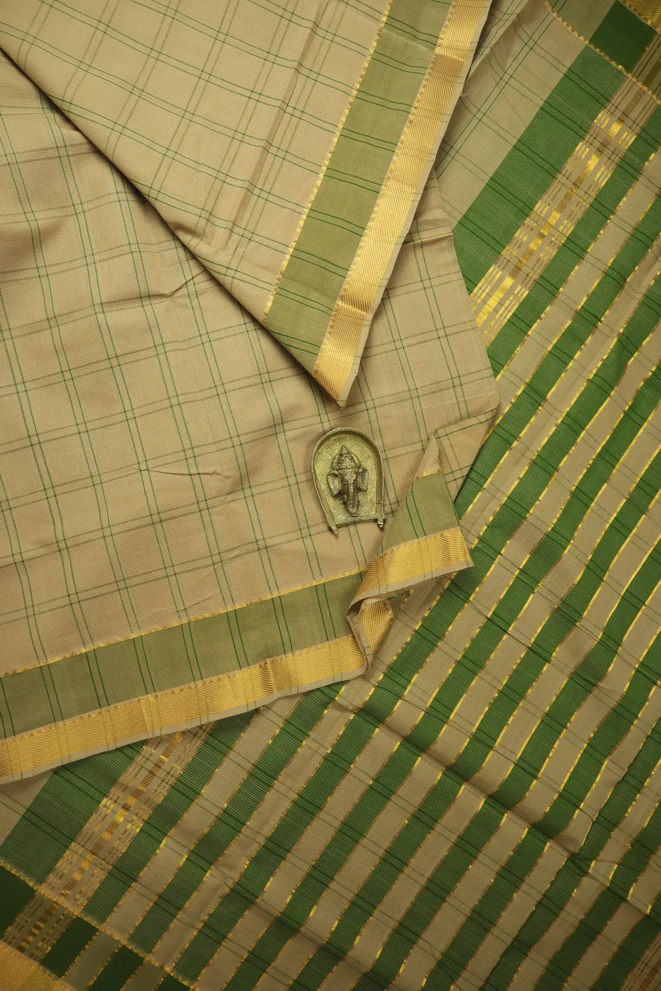 wheat-bavanji-border-checked-mangalagiri-saree-ml003001-a