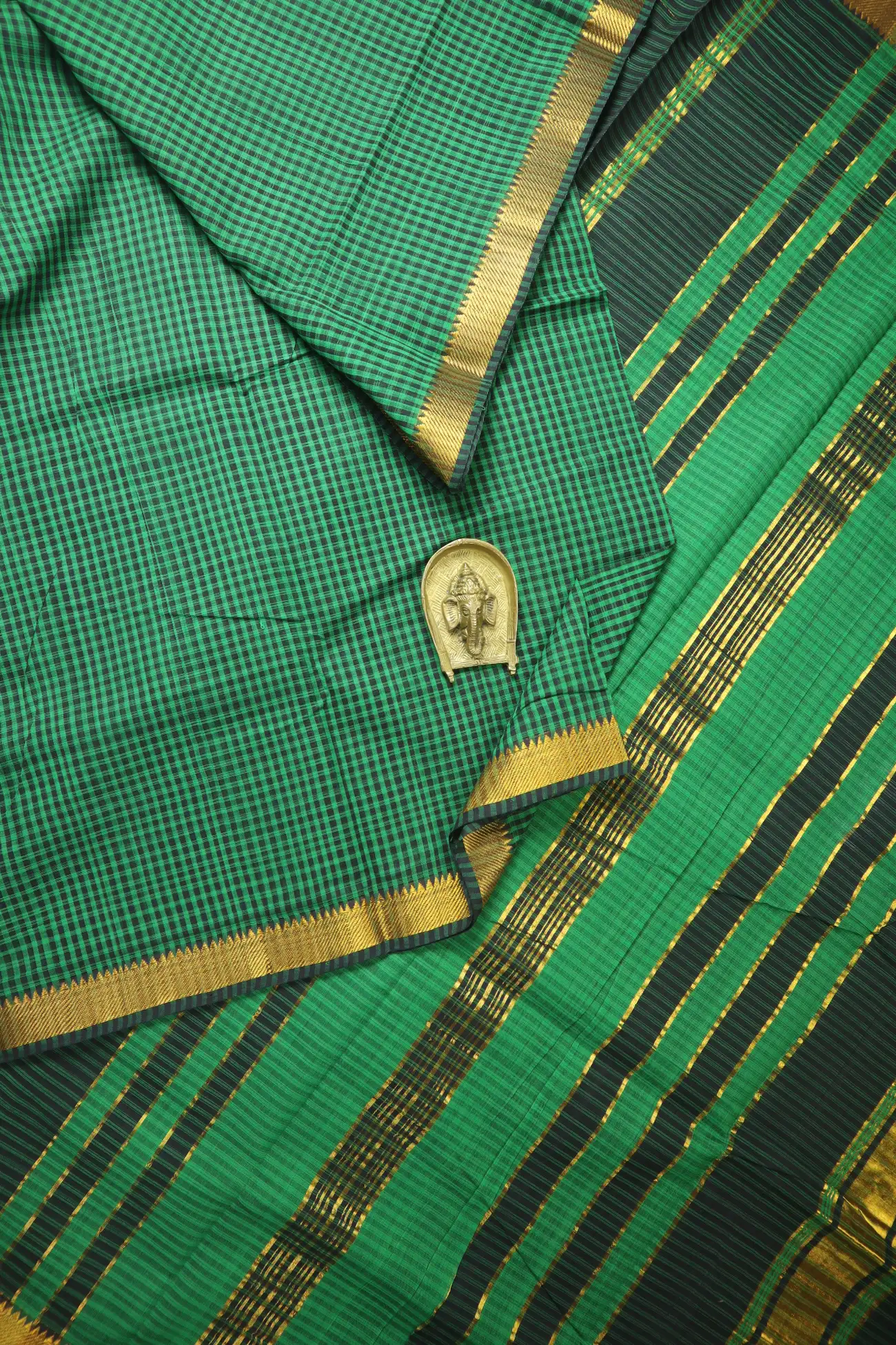 green-bavanji-border-checked-mangalagiri-saree-ml002982-a